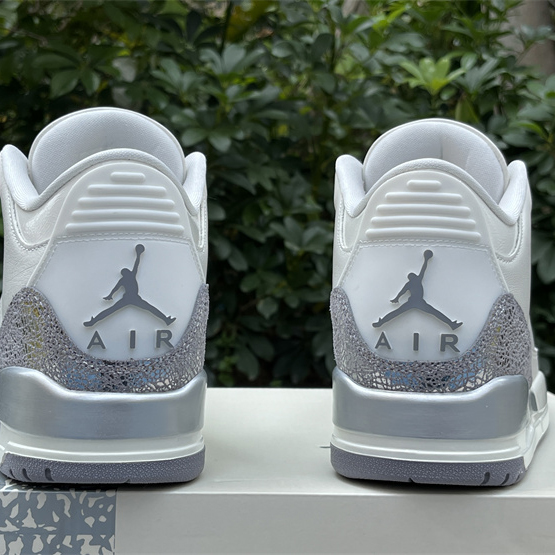 Air Jordan 3 “Sail/Metallic Silver” Sneakers   CK9246-100 - DopestKickz