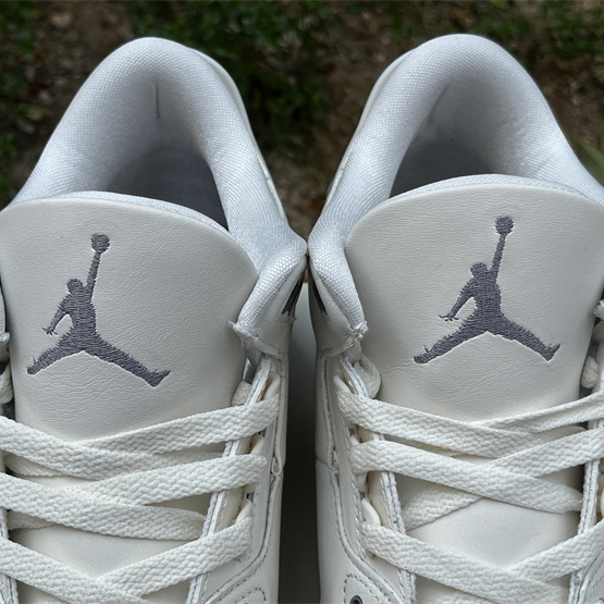 Air Jordan 3 “Sail/Metallic Silver” Sneakers   CK9246-100 - DopestKickz