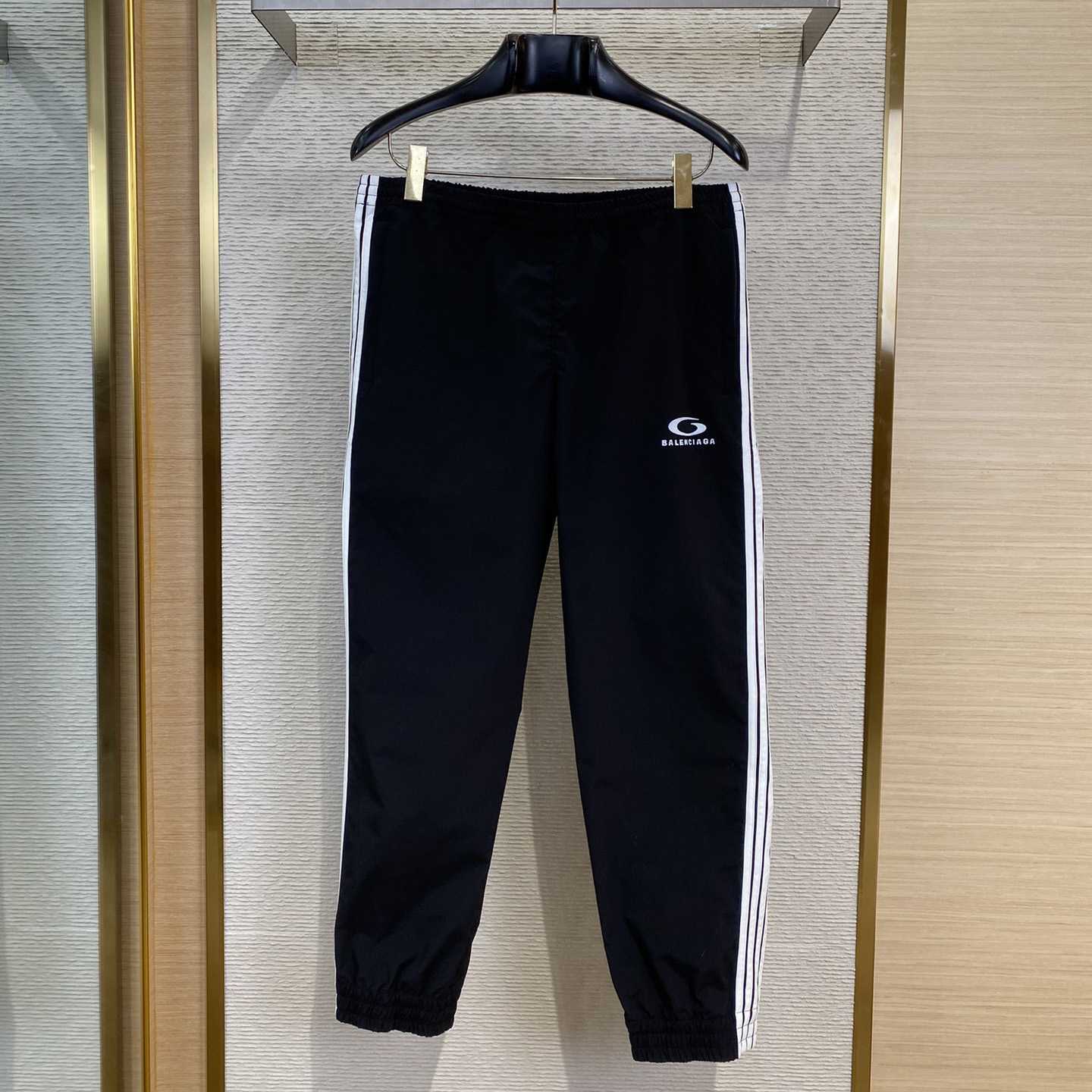 Balenciaga Fitted Tracksuit Pants In Black - DopestKickz