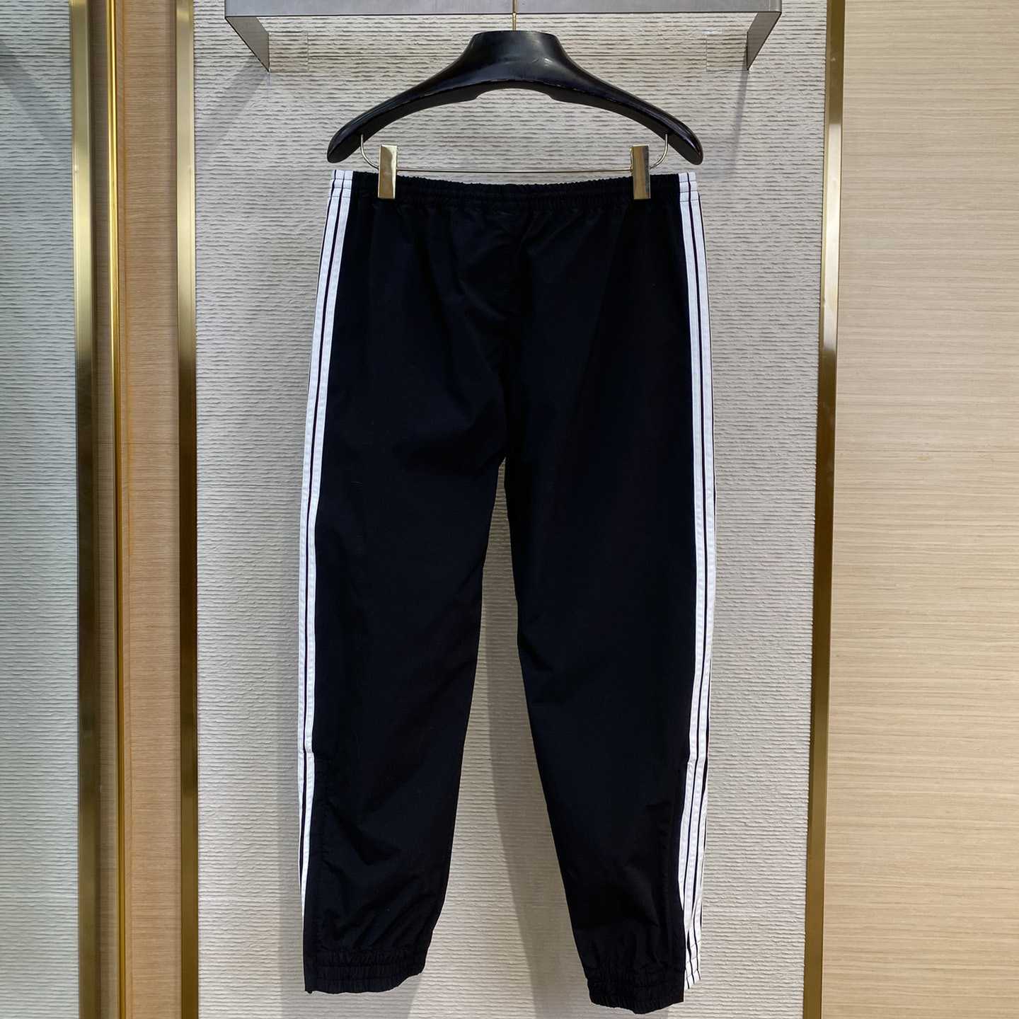 Balenciaga Fitted Tracksuit Pants In Black - DopestKickz