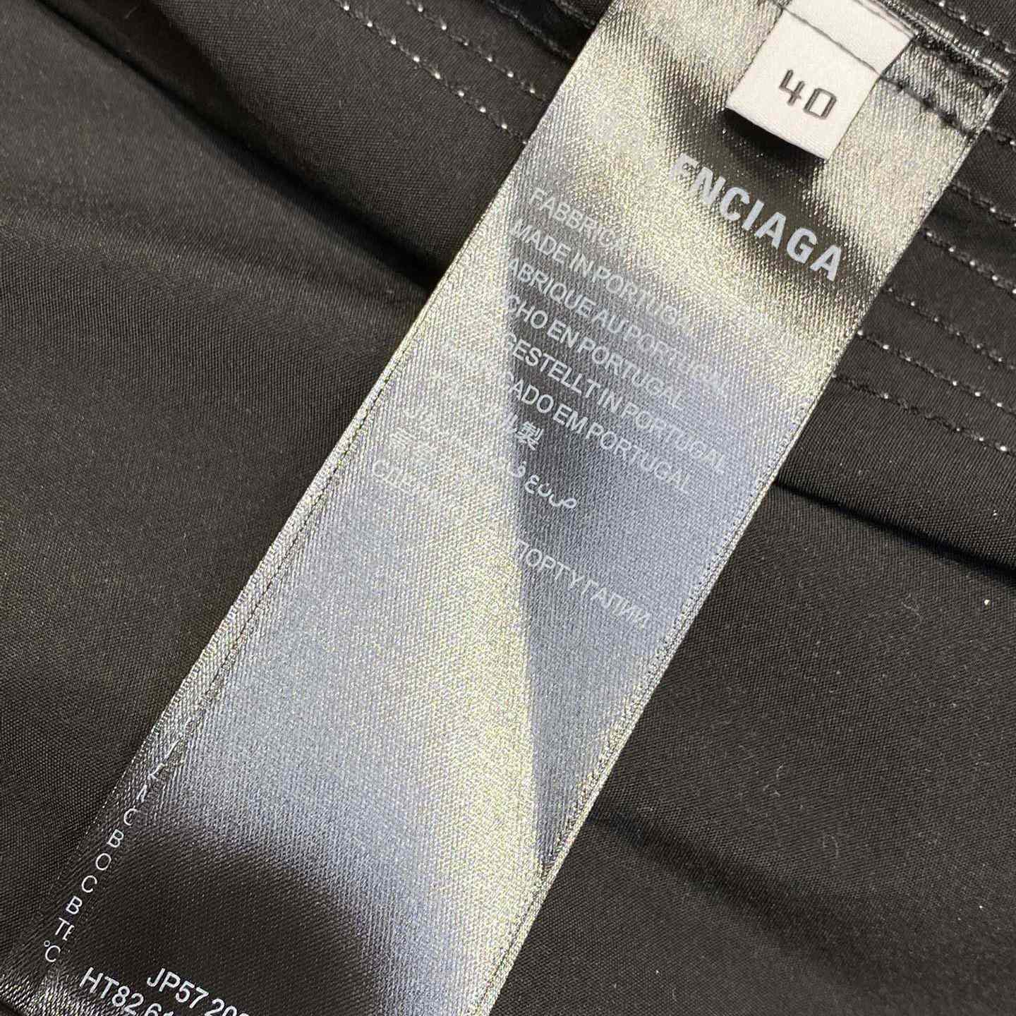 Balenciaga Fitted Tracksuit Pants In Black - DopestKickz