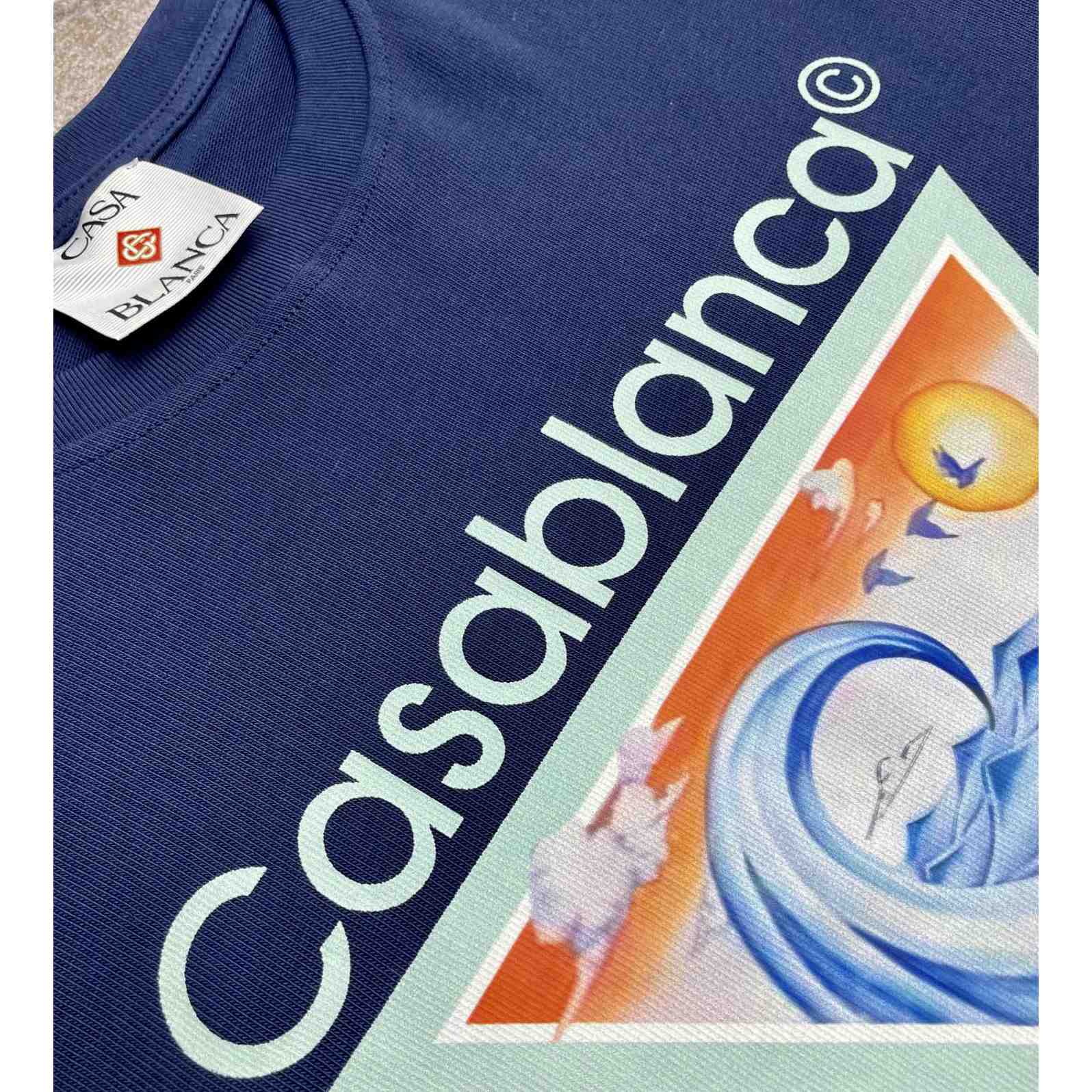 Casablanca Tennis Club Icon T-shirt   C972 - DopestKickz