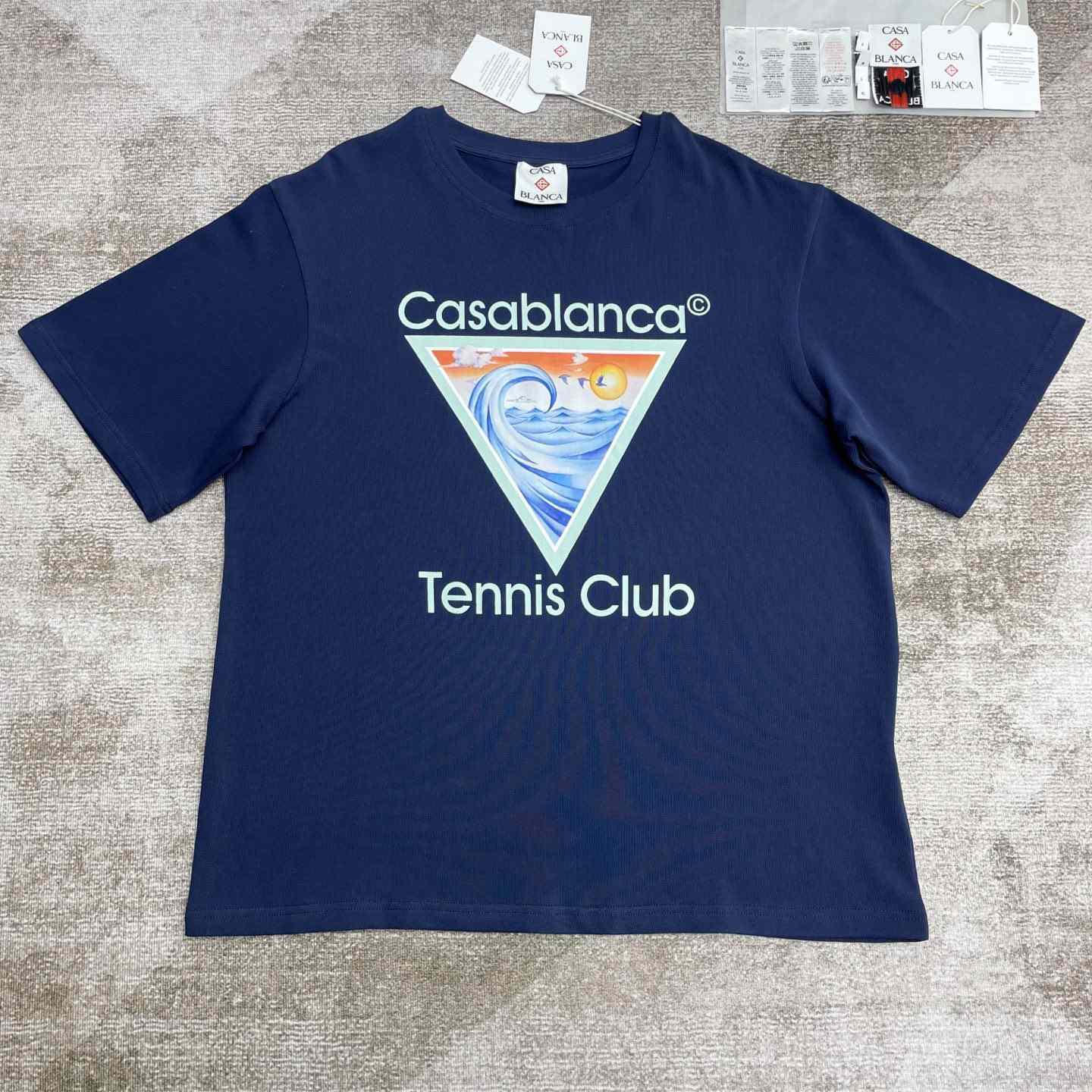 Casablanca Tennis Club Icon T-shirt   C972 - DopestKickz