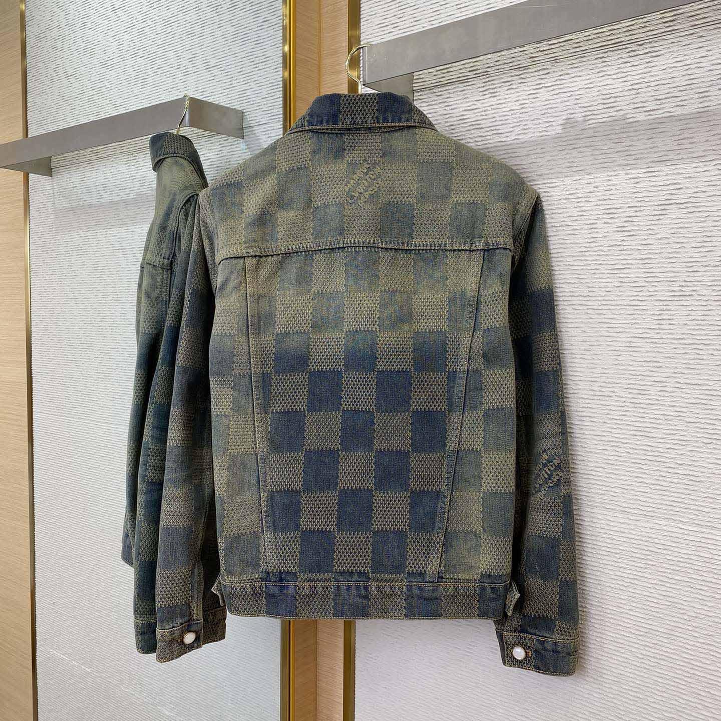 Louis Vuitton Damier Denim Jacket - DopestKickz