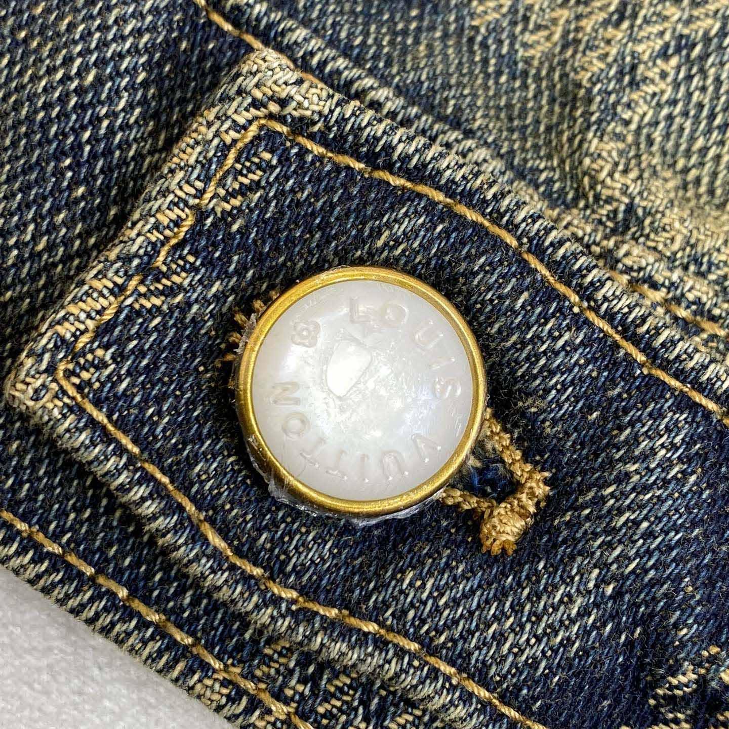 Louis Vuitton Damier Denim Jacket - DopestKickz