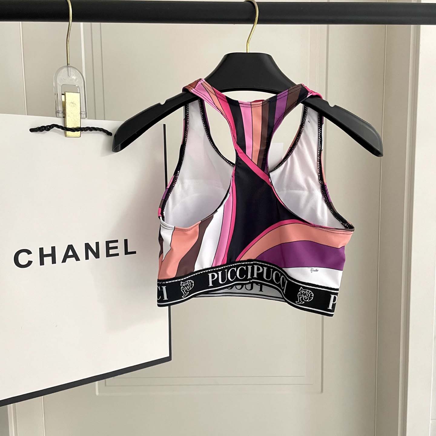 Pucci Iride-Print Crop Top And Leggings  - DopestKickz