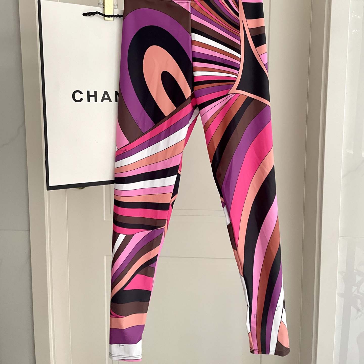 Pucci Iride-Print Crop Top And Leggings  - DopestKickz