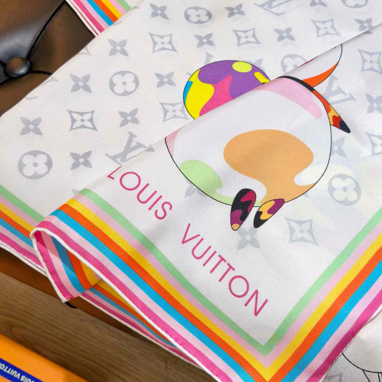 Louis Vuitton LV x TM Monogram Superflat Characters Square 90    - DopestKickz