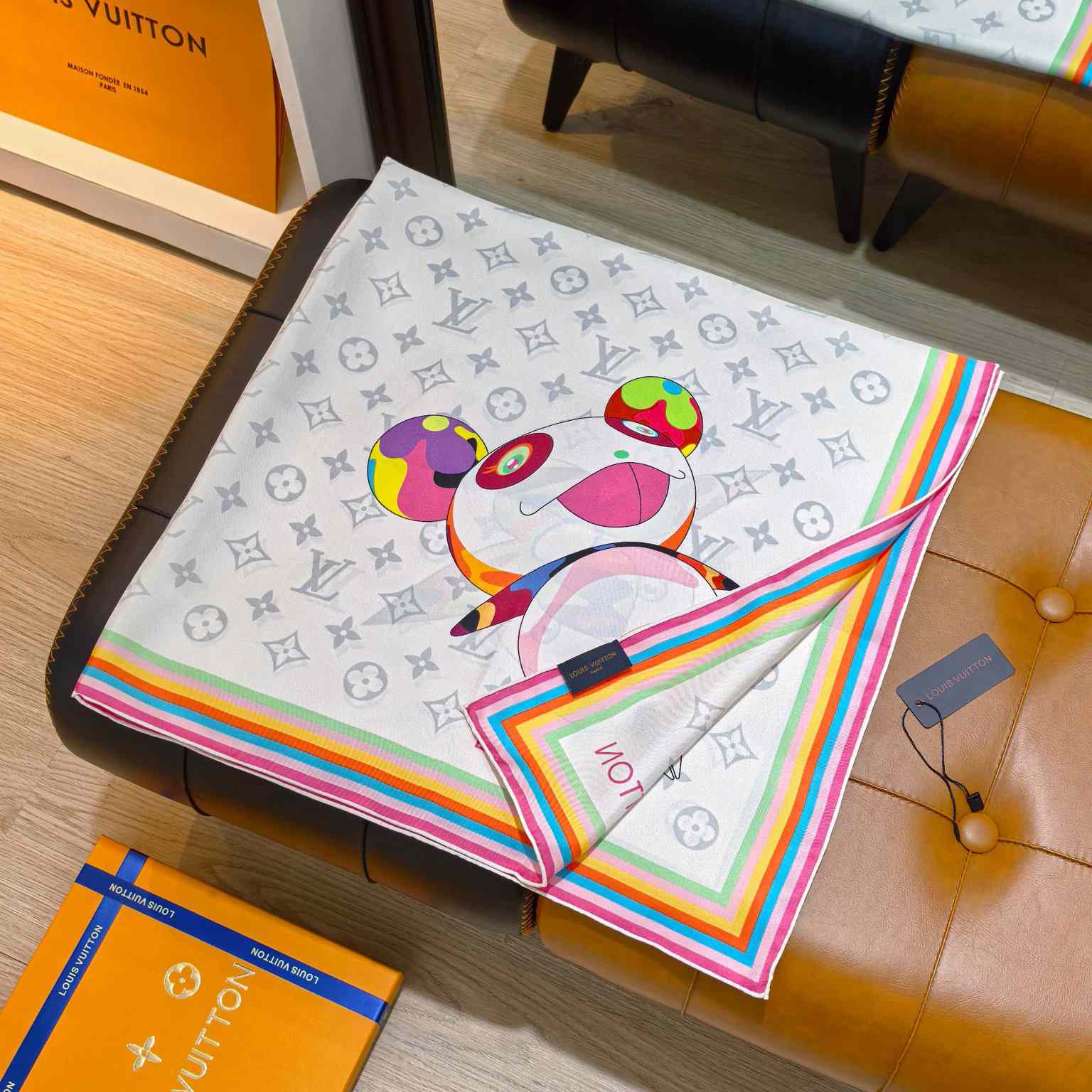 Louis Vuitton LV x TM Monogram Superflat Characters Square 90    - DopestKickz