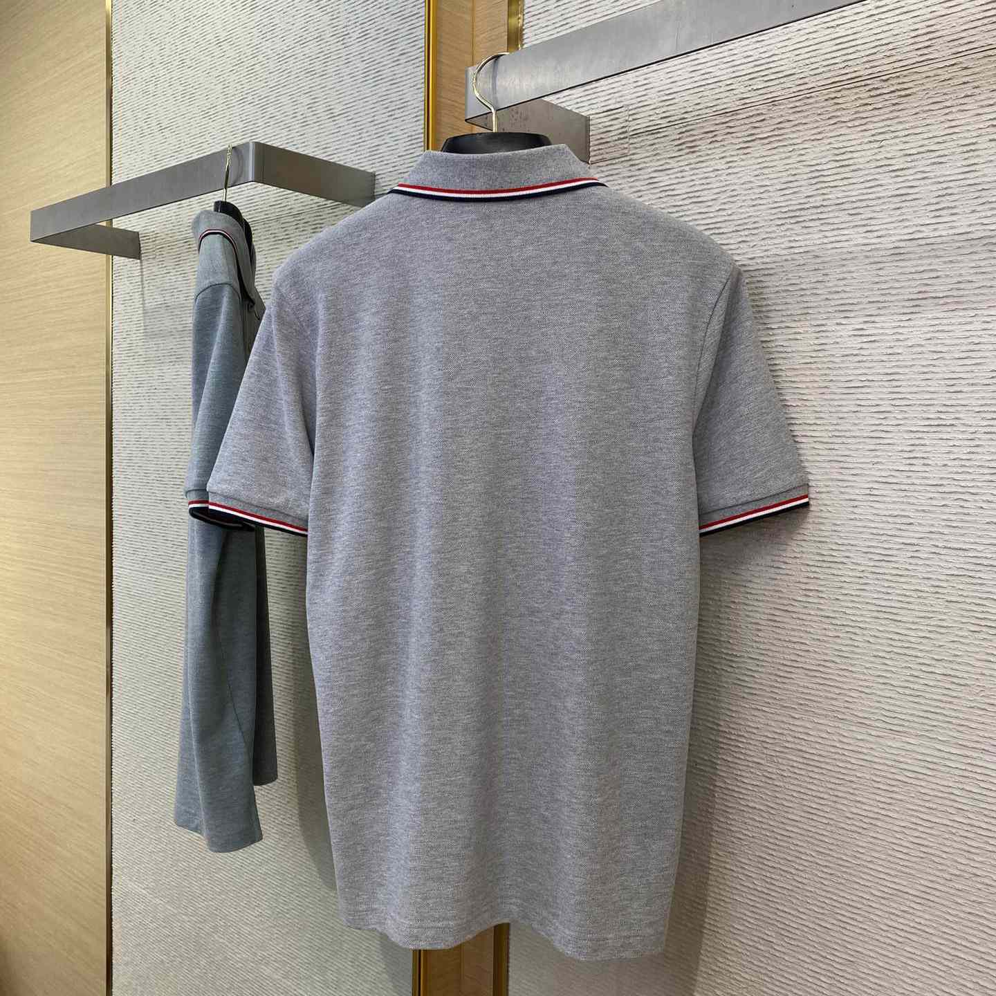 Moncler Logo Cotton Polo Shirt - DopestKickz