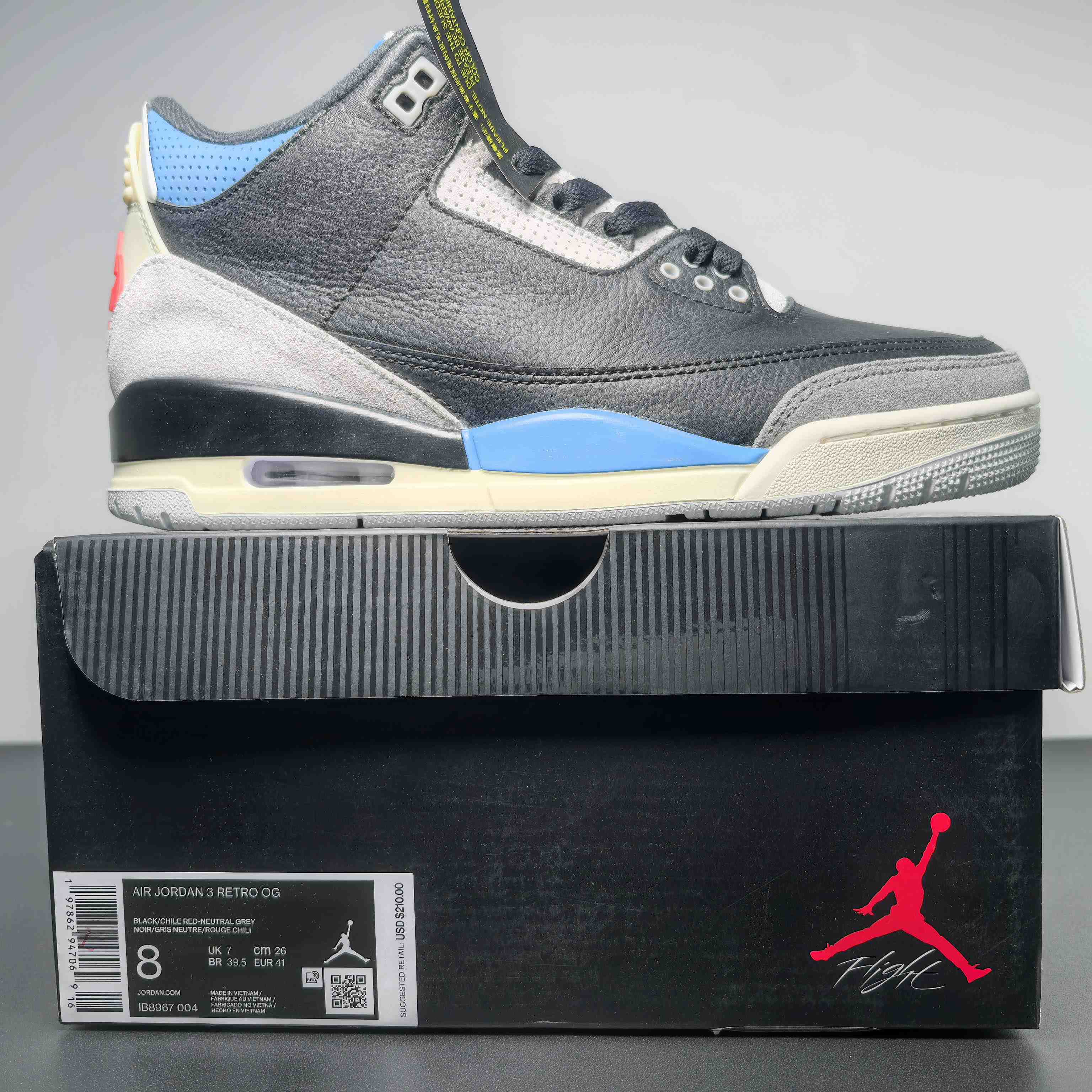 Air Jordan 3 OG“Rare Air” Basketball Shoes    IB8967-004 - DopestKickz