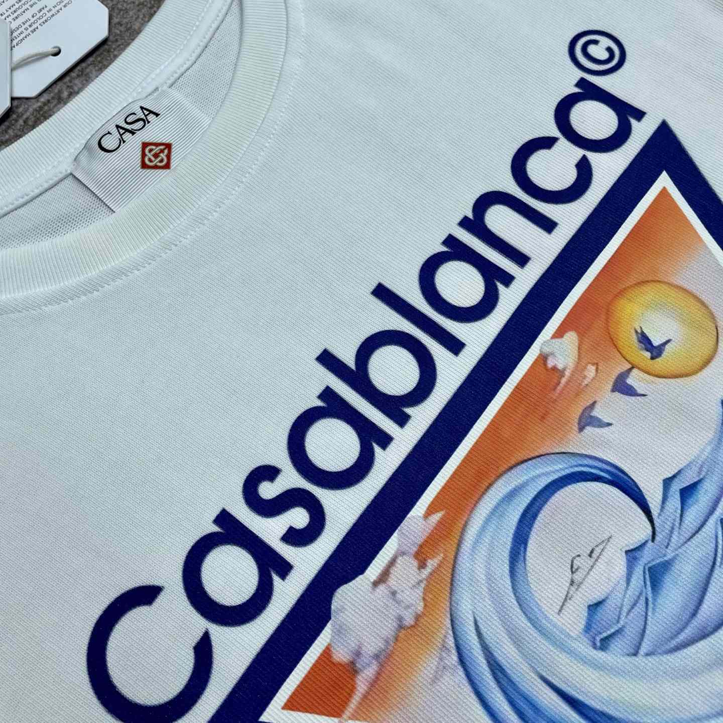 Casablanca Tennis Club Icon T-shirt   C973 - DopestKickz