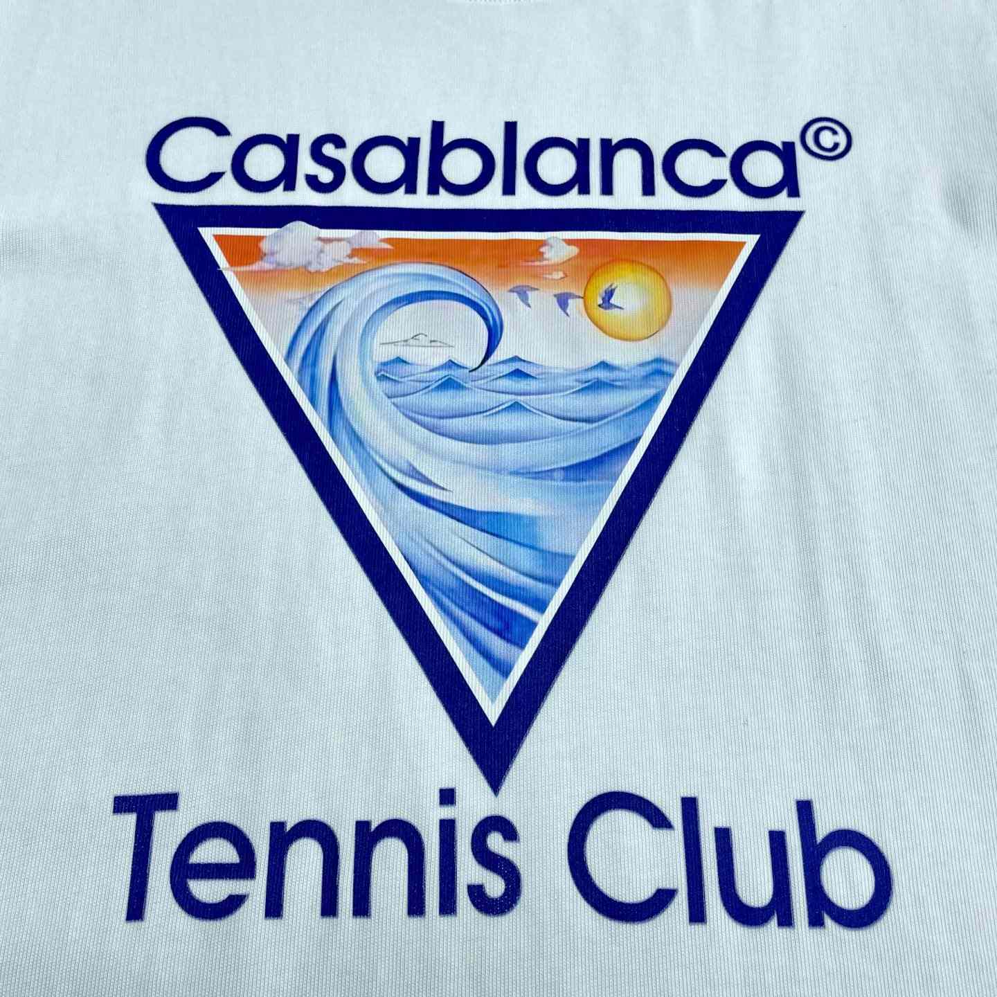Casablanca Tennis Club Icon T-shirt   C973 - DopestKickz