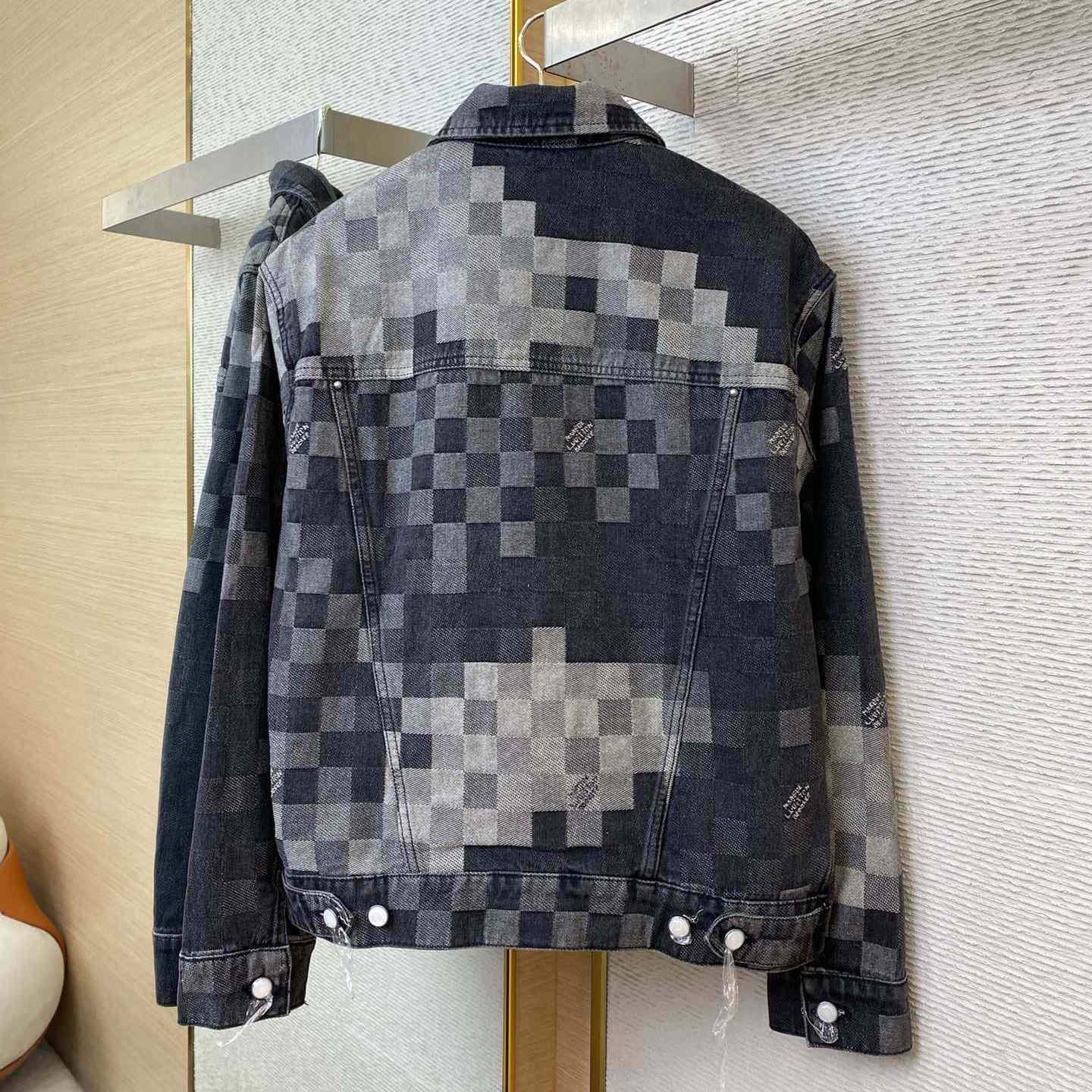 Louis Vuitton Damoflage Classic Denim Jacket  1AHEBG - DopestKickz