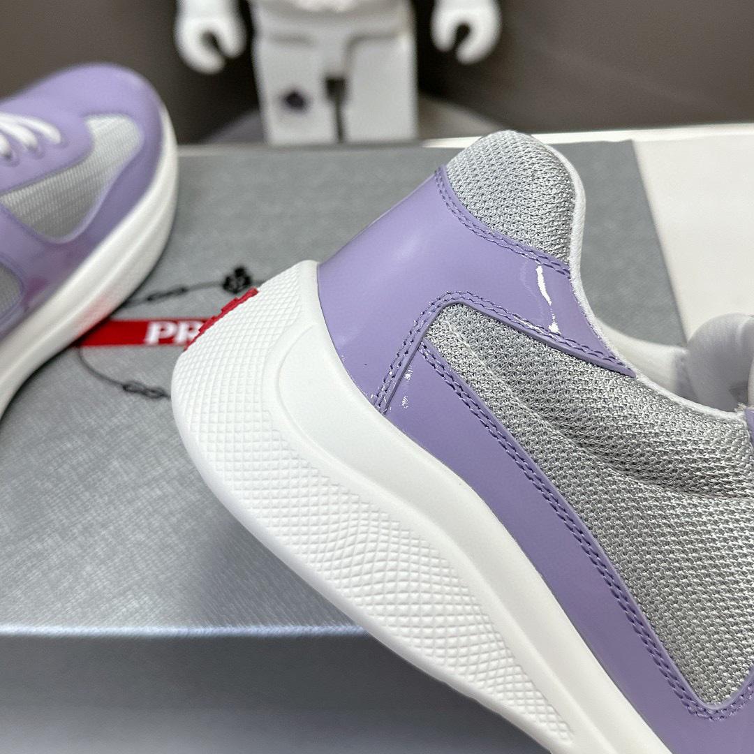 Prada America's Cup Biker Fabric Sneakers - DopestKickz