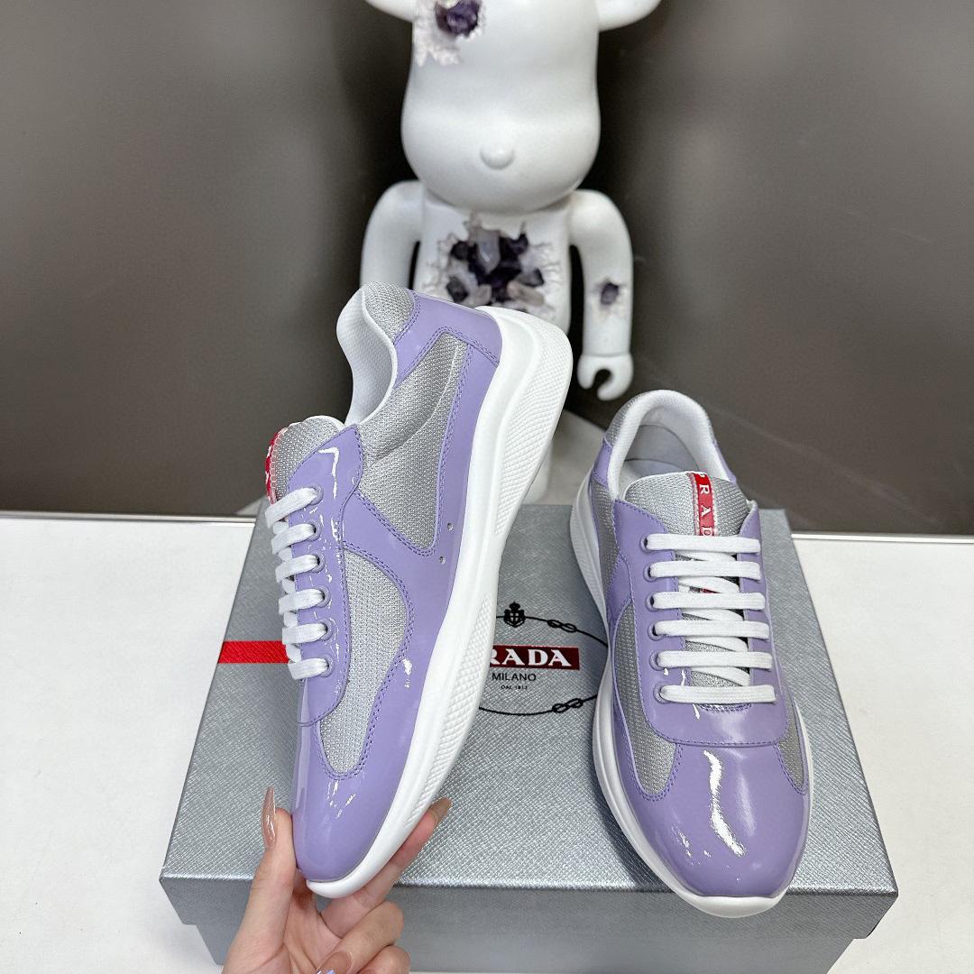 Prada America's Cup Biker Fabric Sneakers - DopestKickz