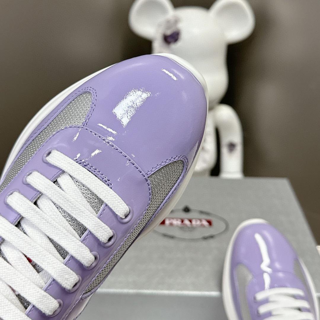 Prada America's Cup Biker Fabric Sneakers - DopestKickz