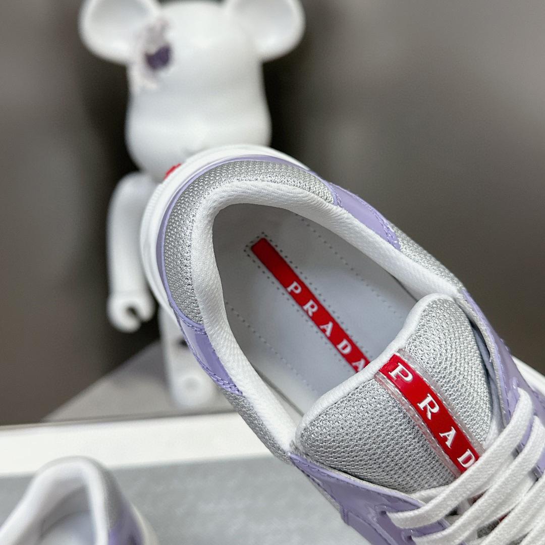 Prada America's Cup Biker Fabric Sneakers - DopestKickz