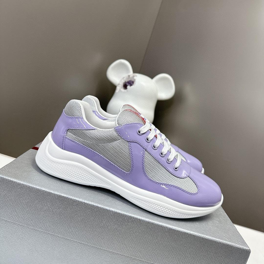 Prada America's Cup Biker Fabric Sneakers - DopestKickz