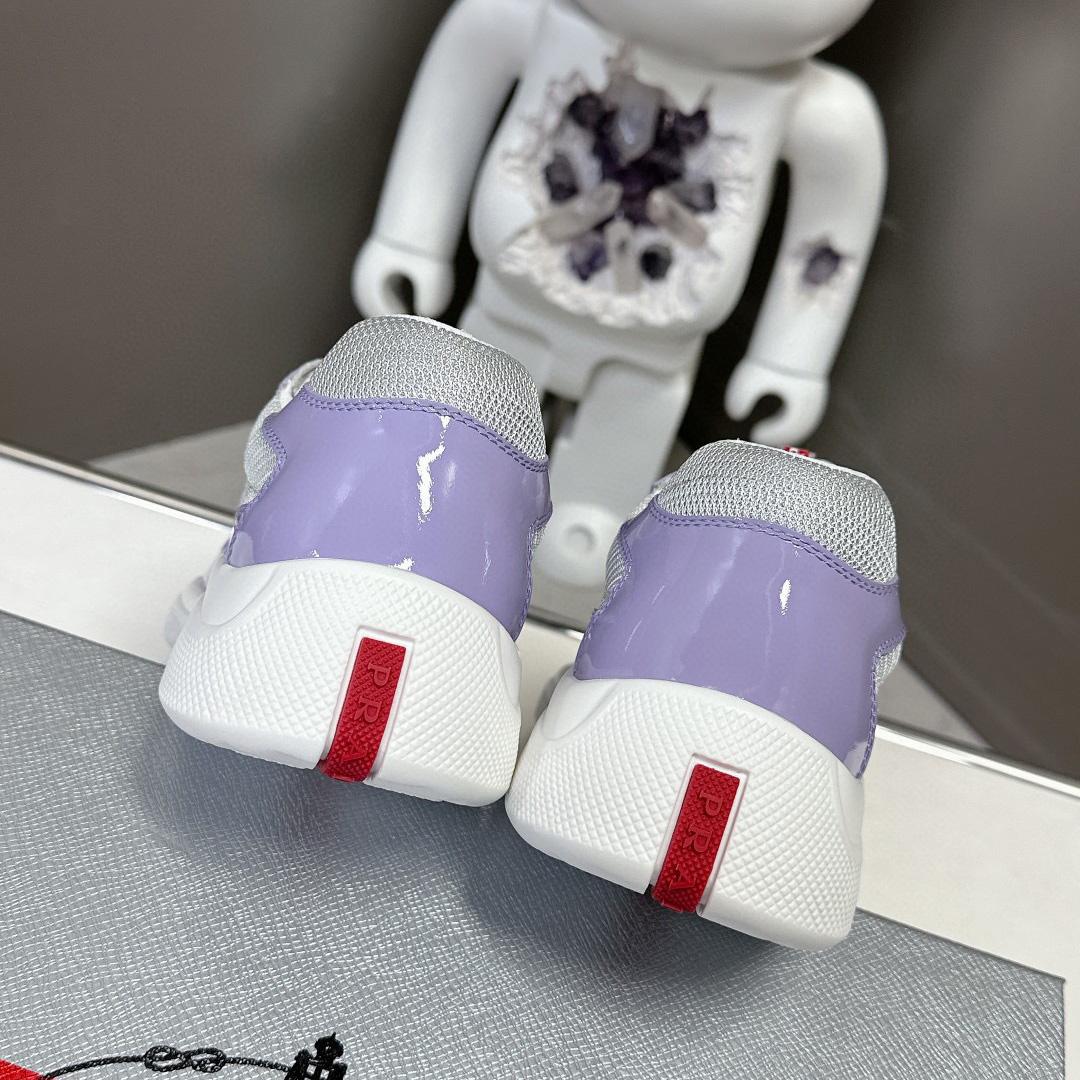 Prada America's Cup Biker Fabric Sneakers - DopestKickz