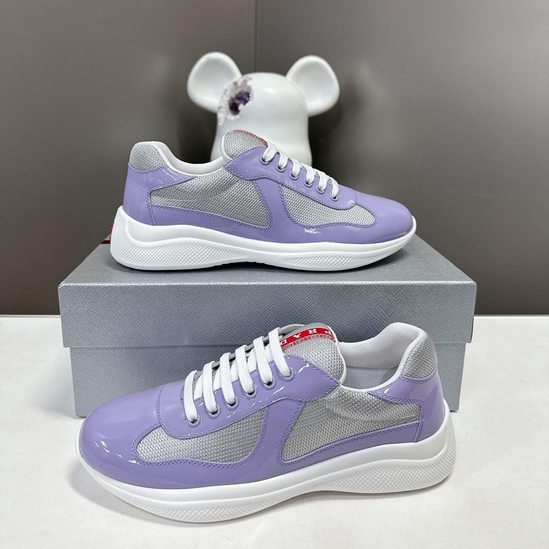 Prada America's Cup Biker Fabric Sneakers - DopestKickz