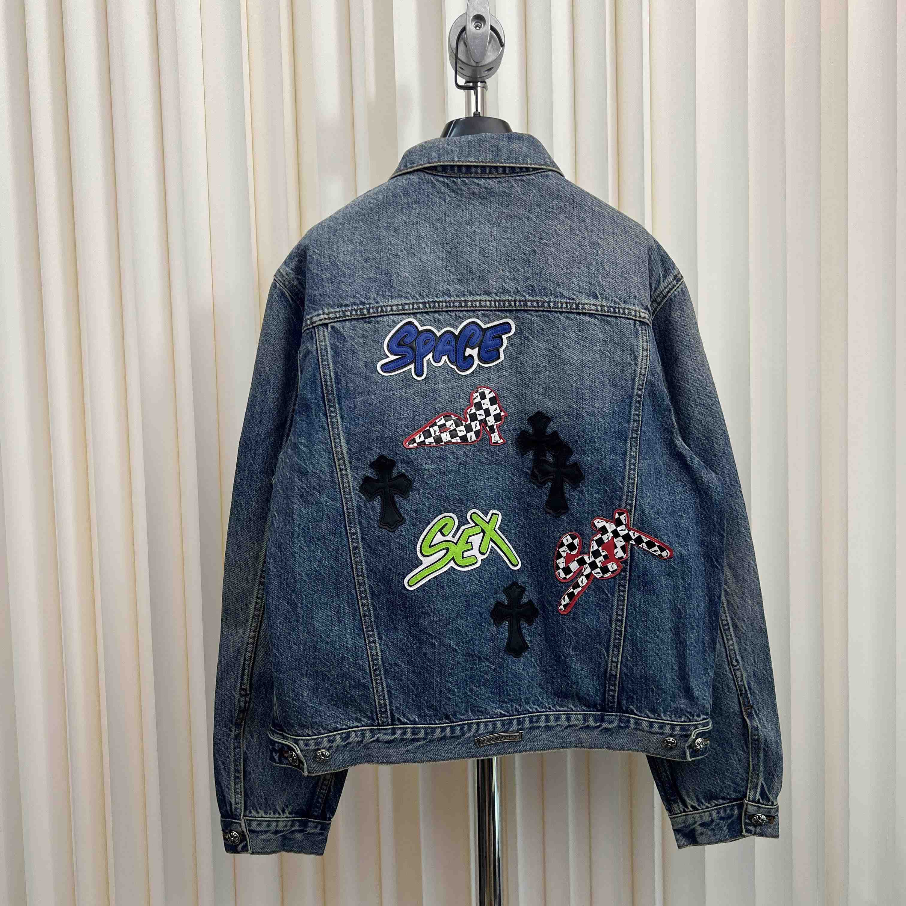 Chrome Hearts Matty Boy Sex Denim Jacket - DopestKickz