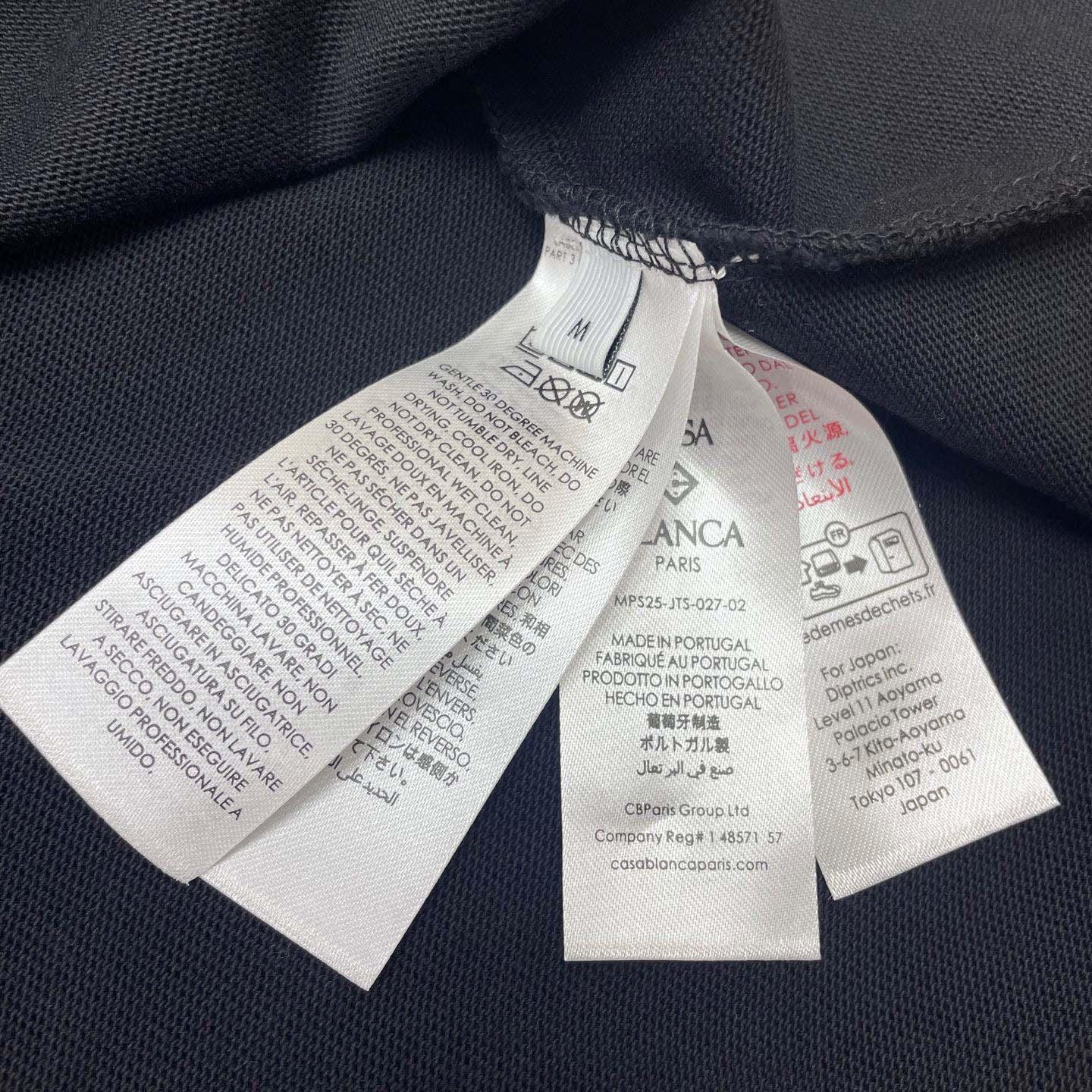 Casablanca Logo-patch T-shirt  C1001 - DopestKickz