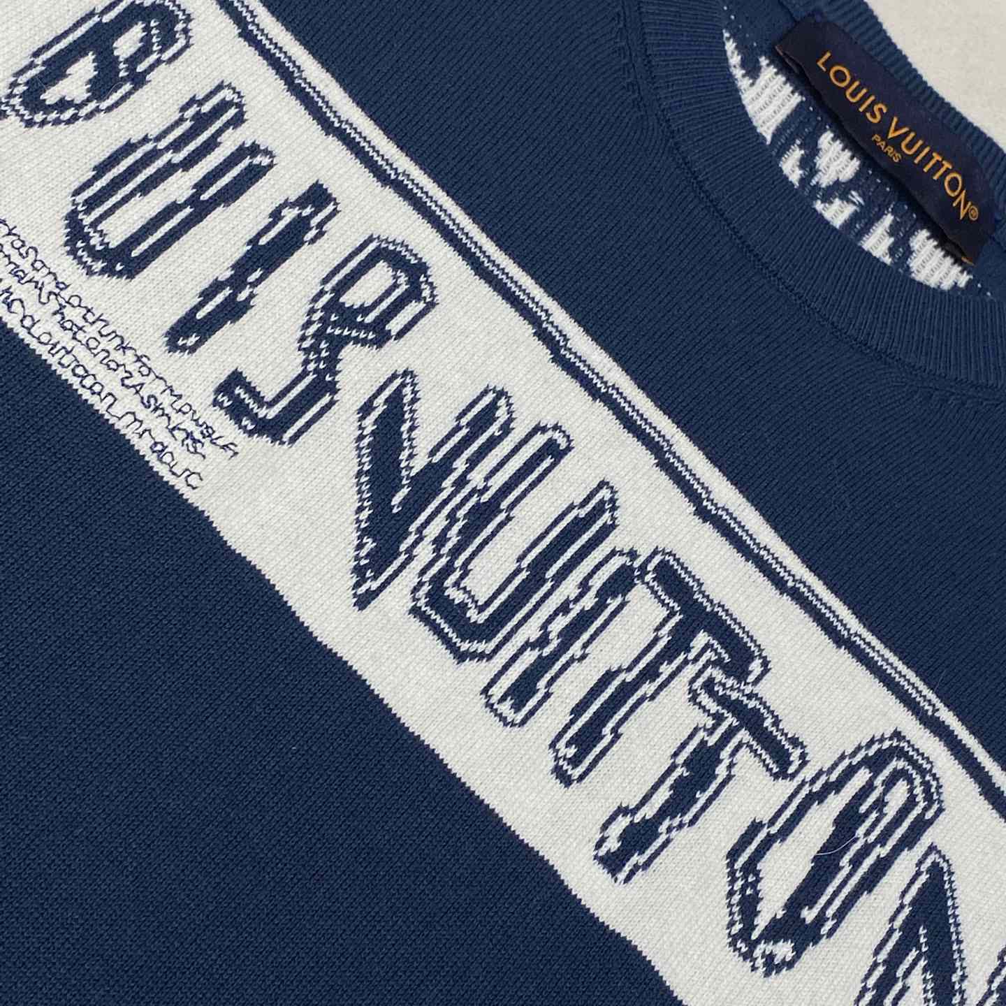 Louis Vuitton Short-Sleeved Cotton Crewneck   - DopestKickz