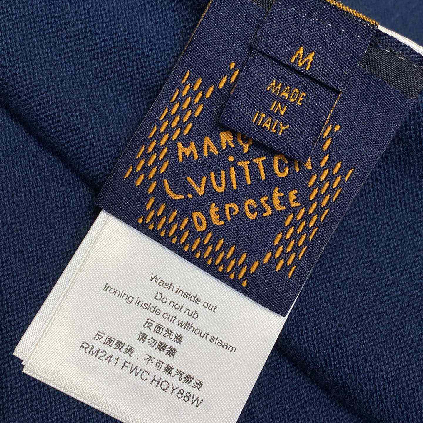 Louis Vuitton Short-Sleeved Cotton Crewneck   - DopestKickz