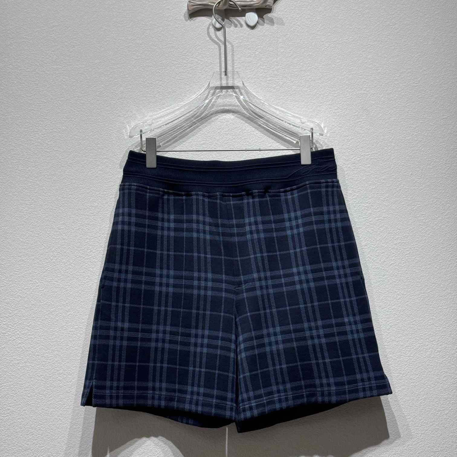 Burberry Check Stretch Cotton Blend Shorts - DopestKickz