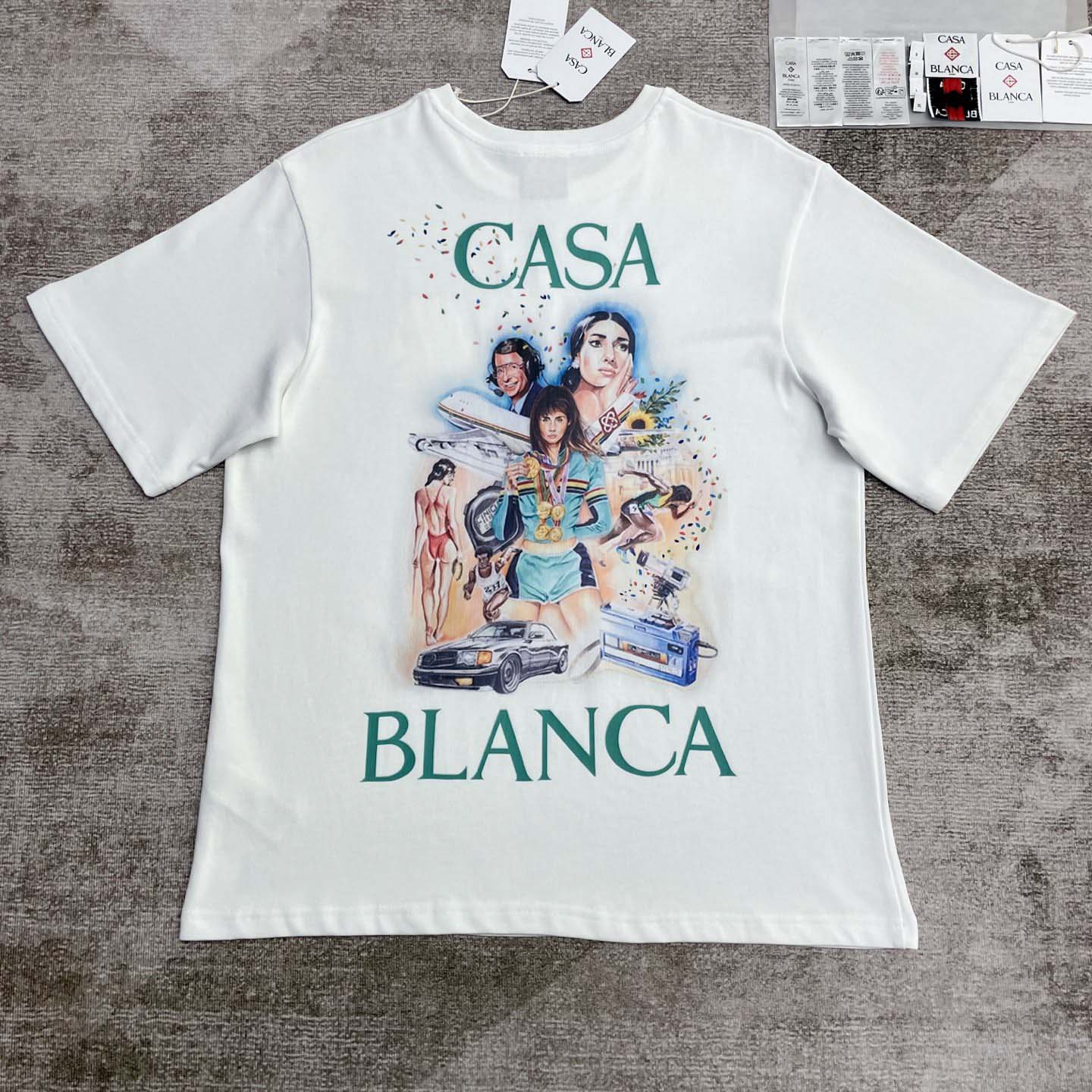 Casablanca printed T-shirt   C948 - DopestKickz