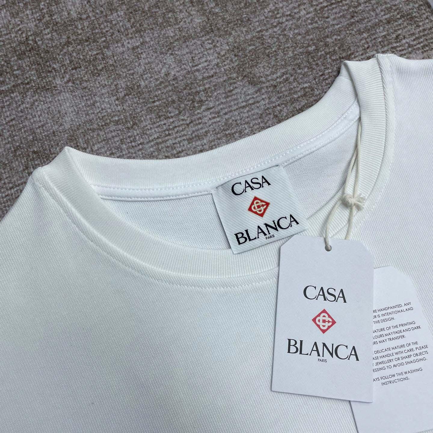 Casablanca printed T-shirt   C948 - DopestKickz