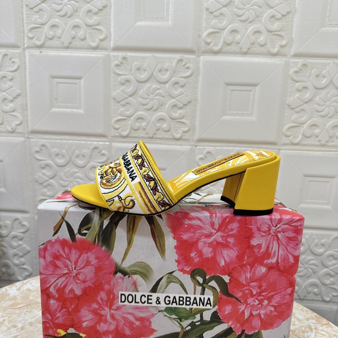 Dolce & Gabbana 65mm Majolica-embroidered Sandals  - DopestKickz