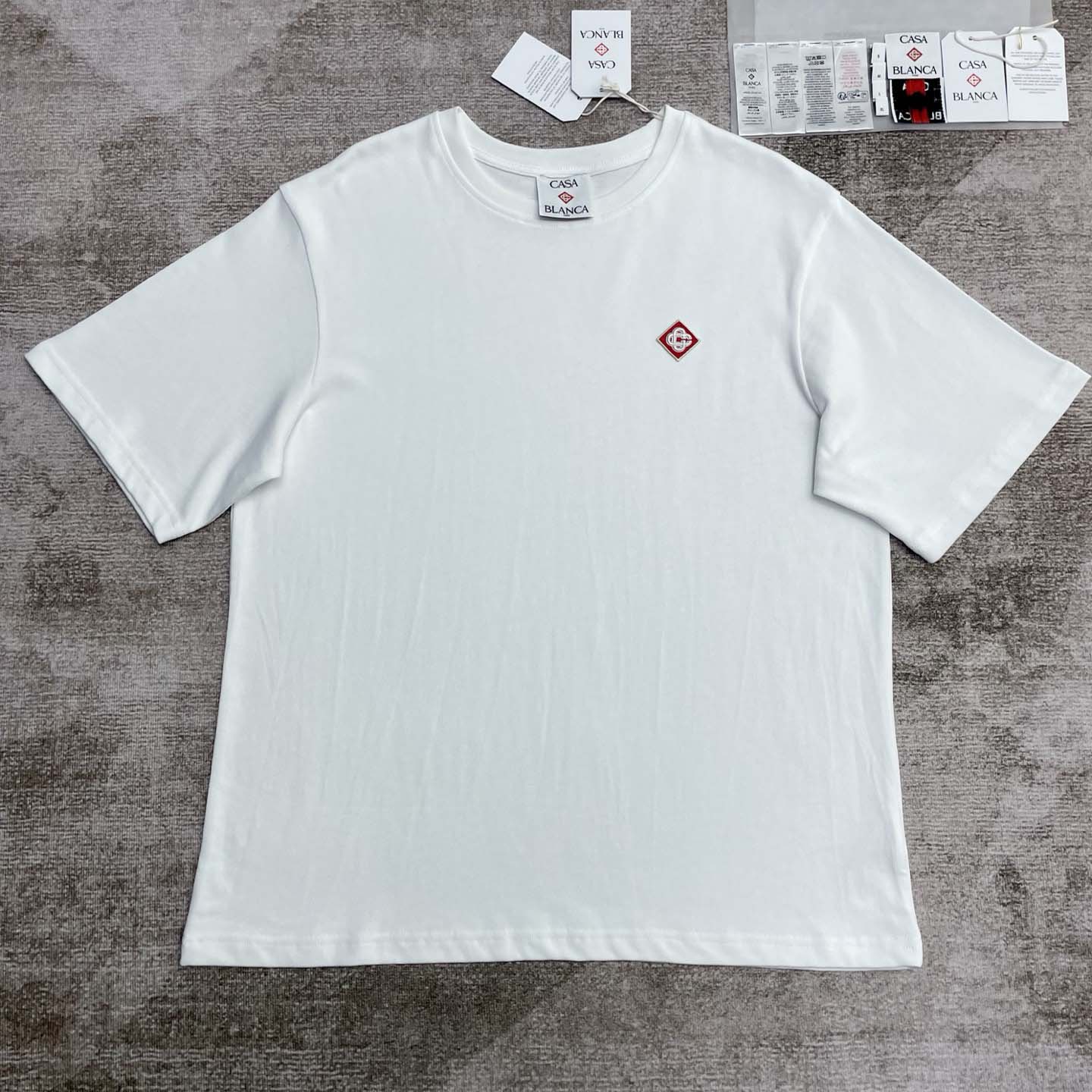 Casablanca Logo-patch T-shirt   C1002 - DopestKickz