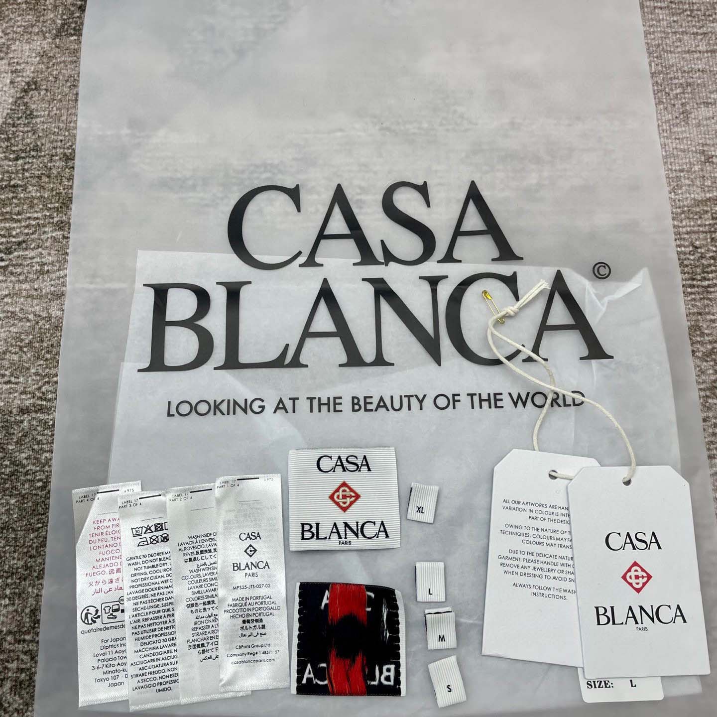 Casablanca Logo-patch T-shirt   C1002 - DopestKickz