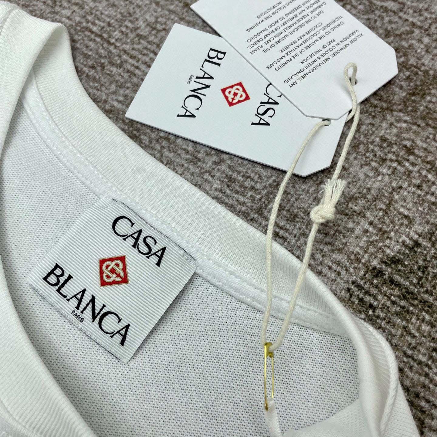 Casablanca Logo-patch T-shirt   C1002 - DopestKickz