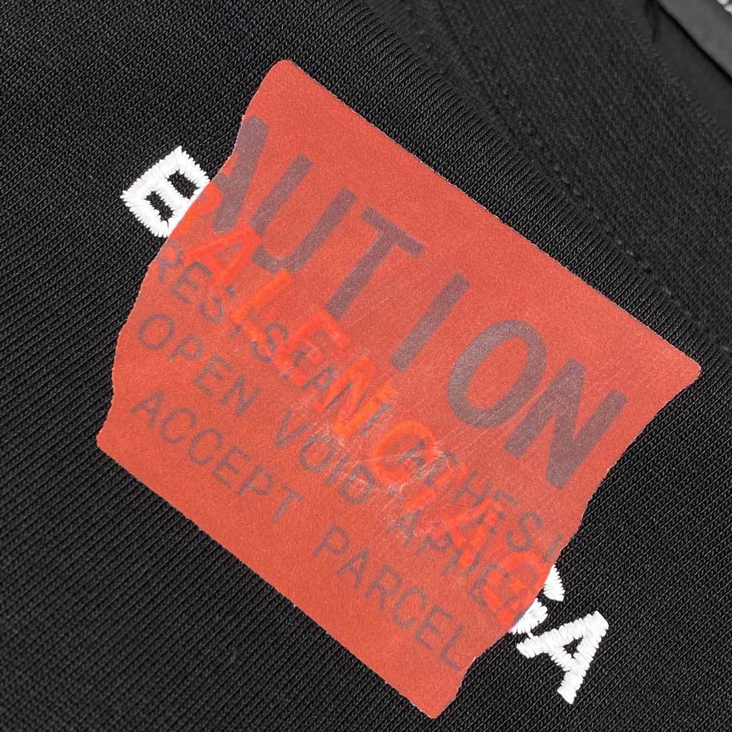 Balenciaga Taped Balenciaga Back T-Shirt Medium Fit In Black - DopestKickz