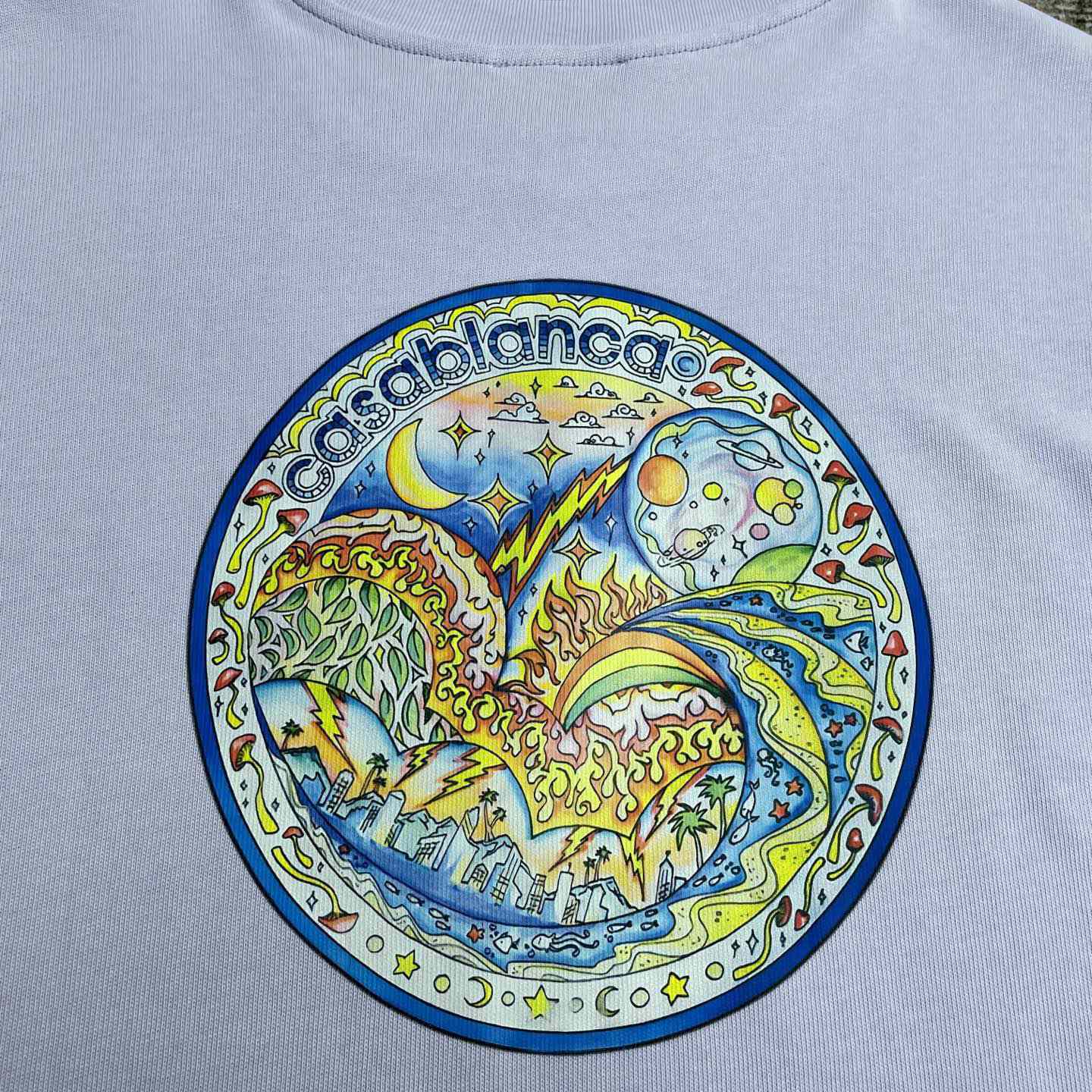 Casablanca The Four Elements Printed Tee   C992 - DopestKickz