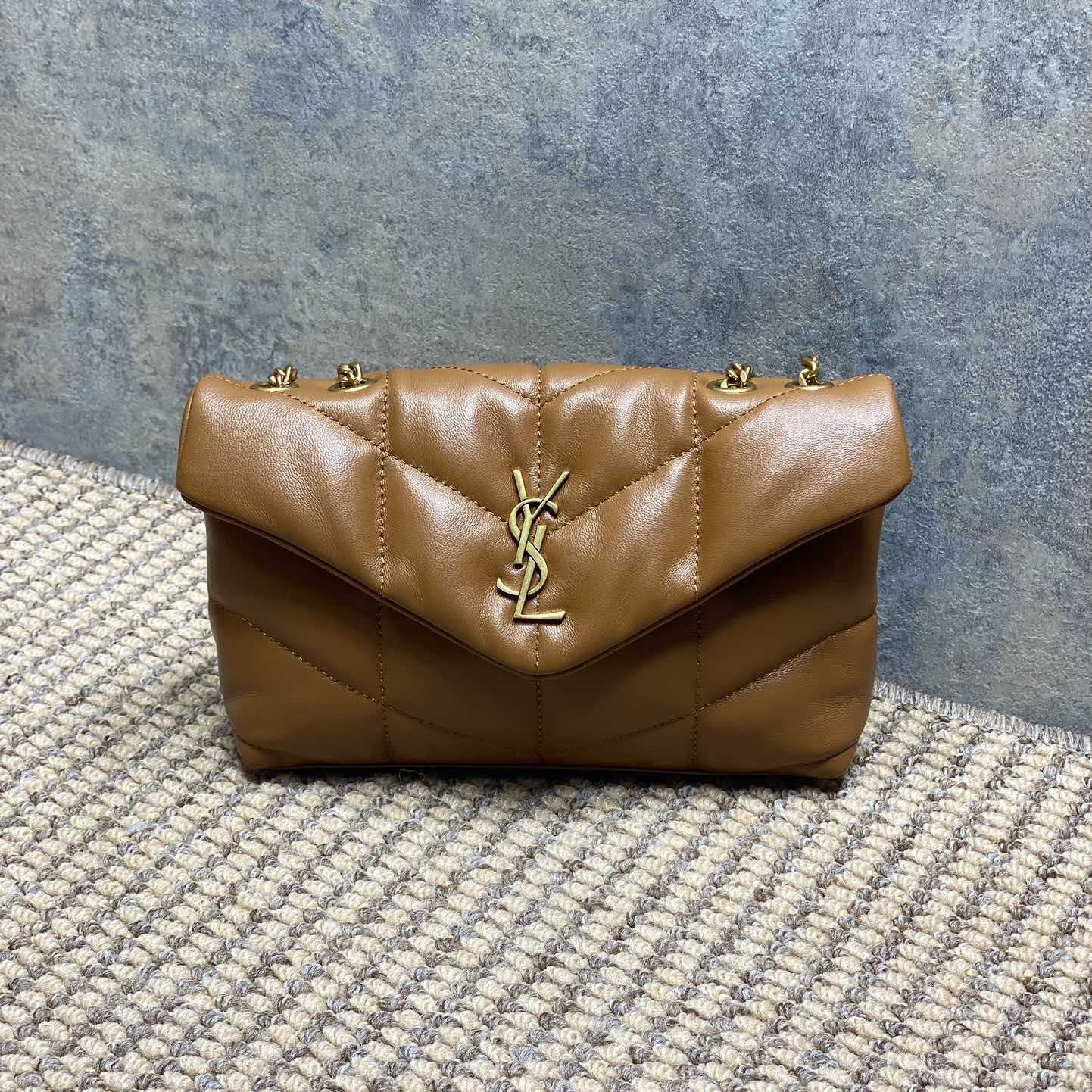 Saint Laurent Toy Puffer In Nappa Leather - DopestKickz