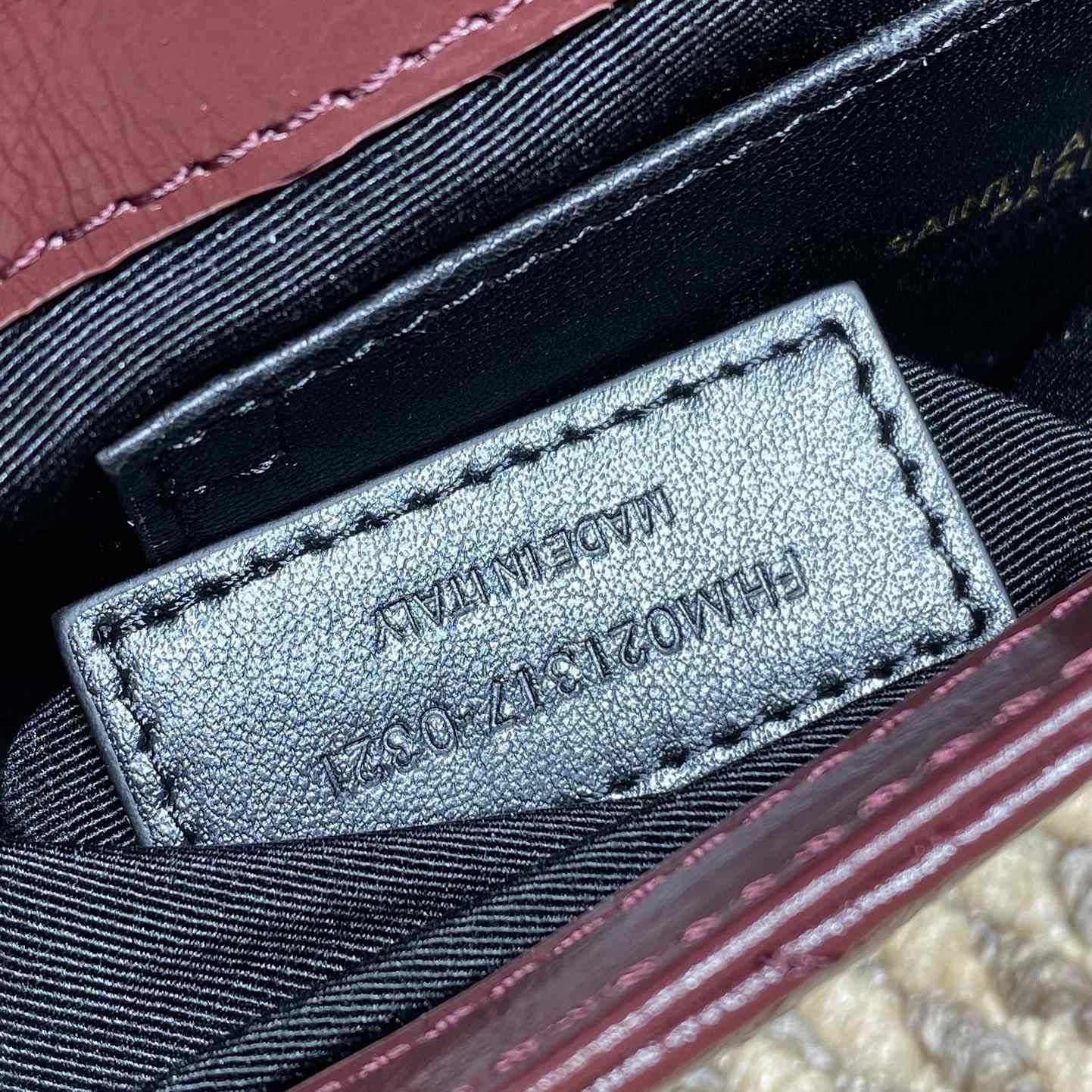 Saint Laurent College Mini In Shiny Leather - DopestKickz