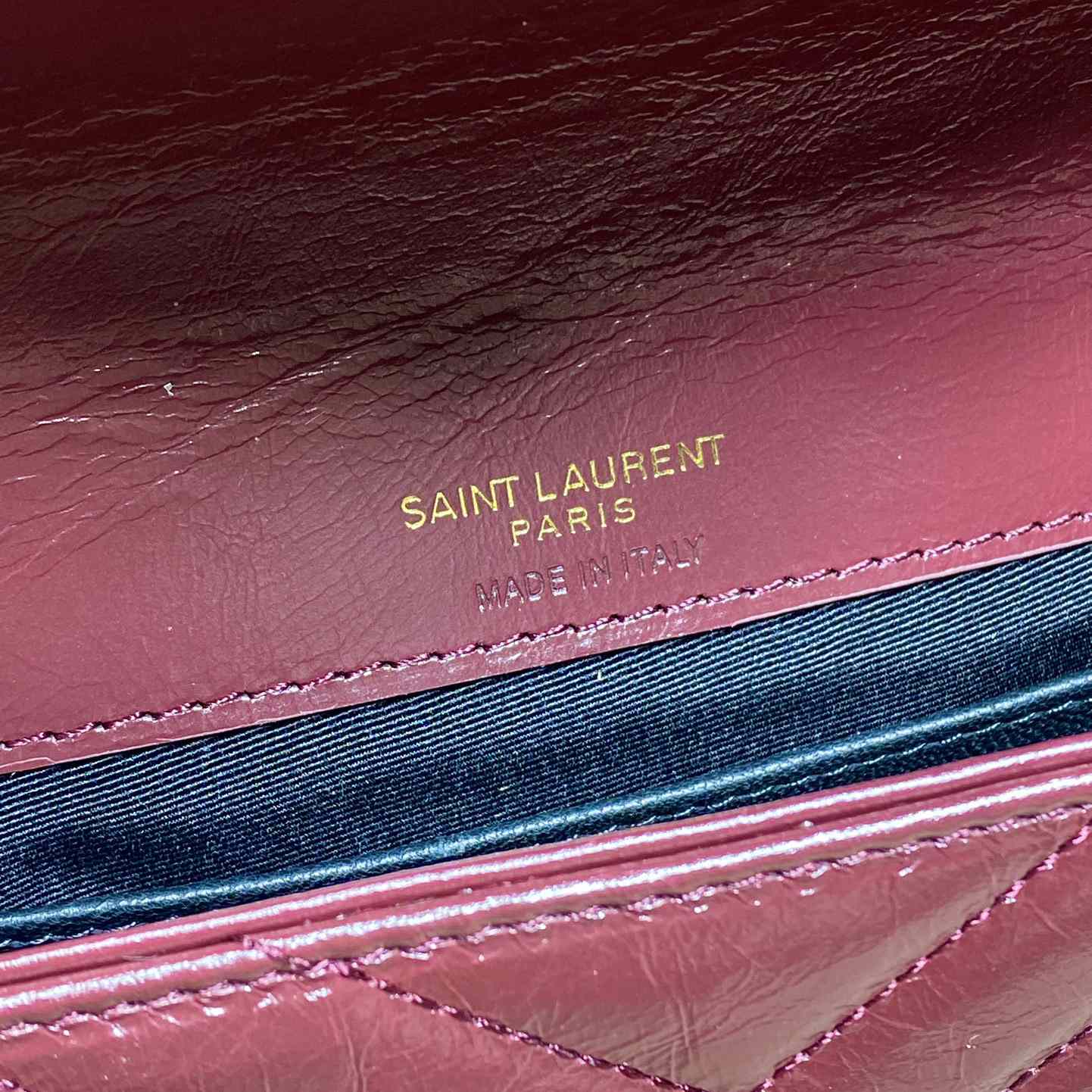 Saint Laurent College Mini In Shiny Leather - DopestKickz