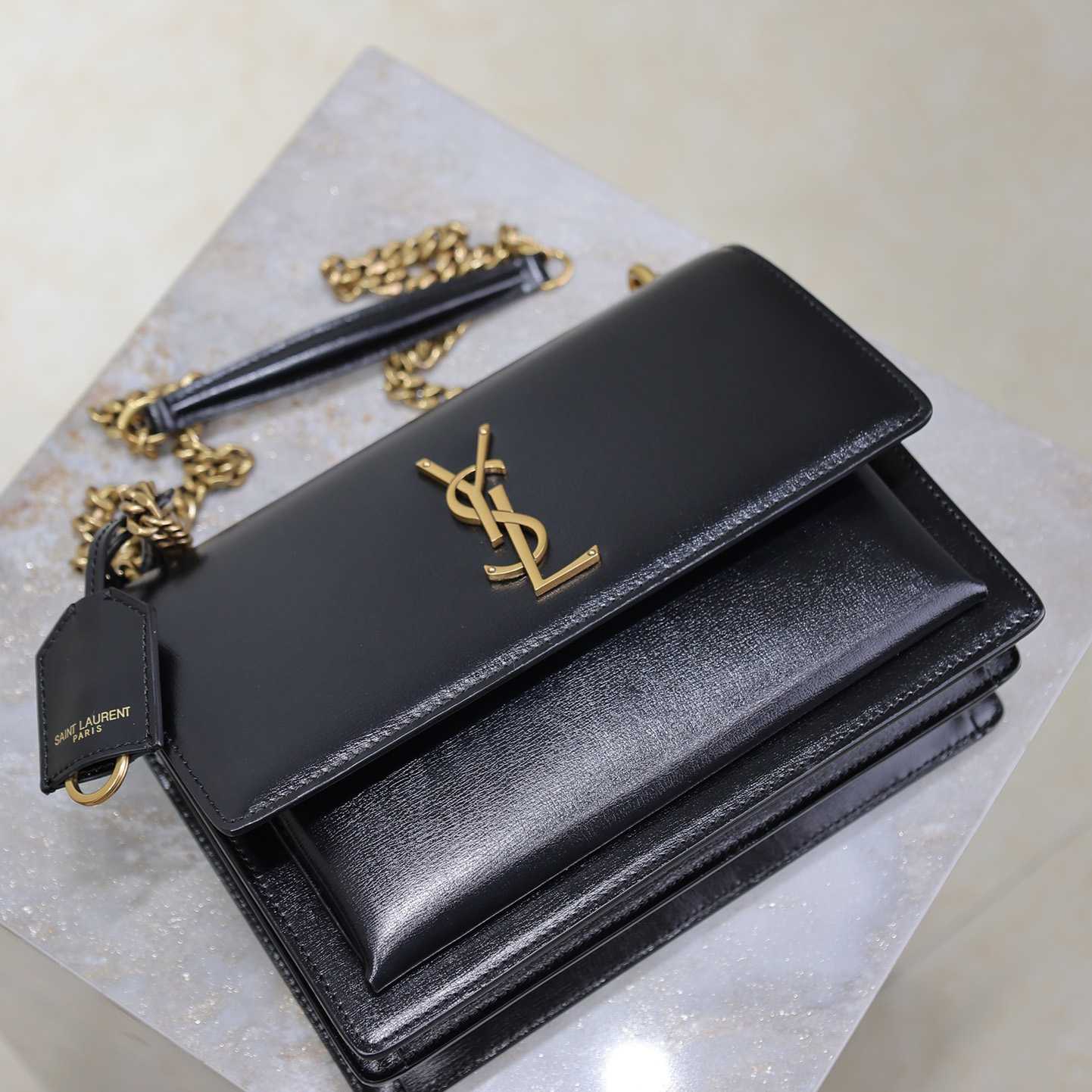 Saint Laurent Women Sunset Medium Leather Shoulder Bag （22x8x16 cm） - DopestKickz