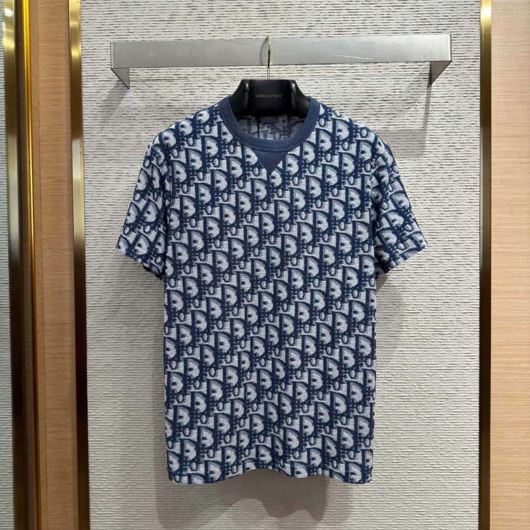 Dior Oblique T-Shirt, Relaxed Fit  - DopestKickz