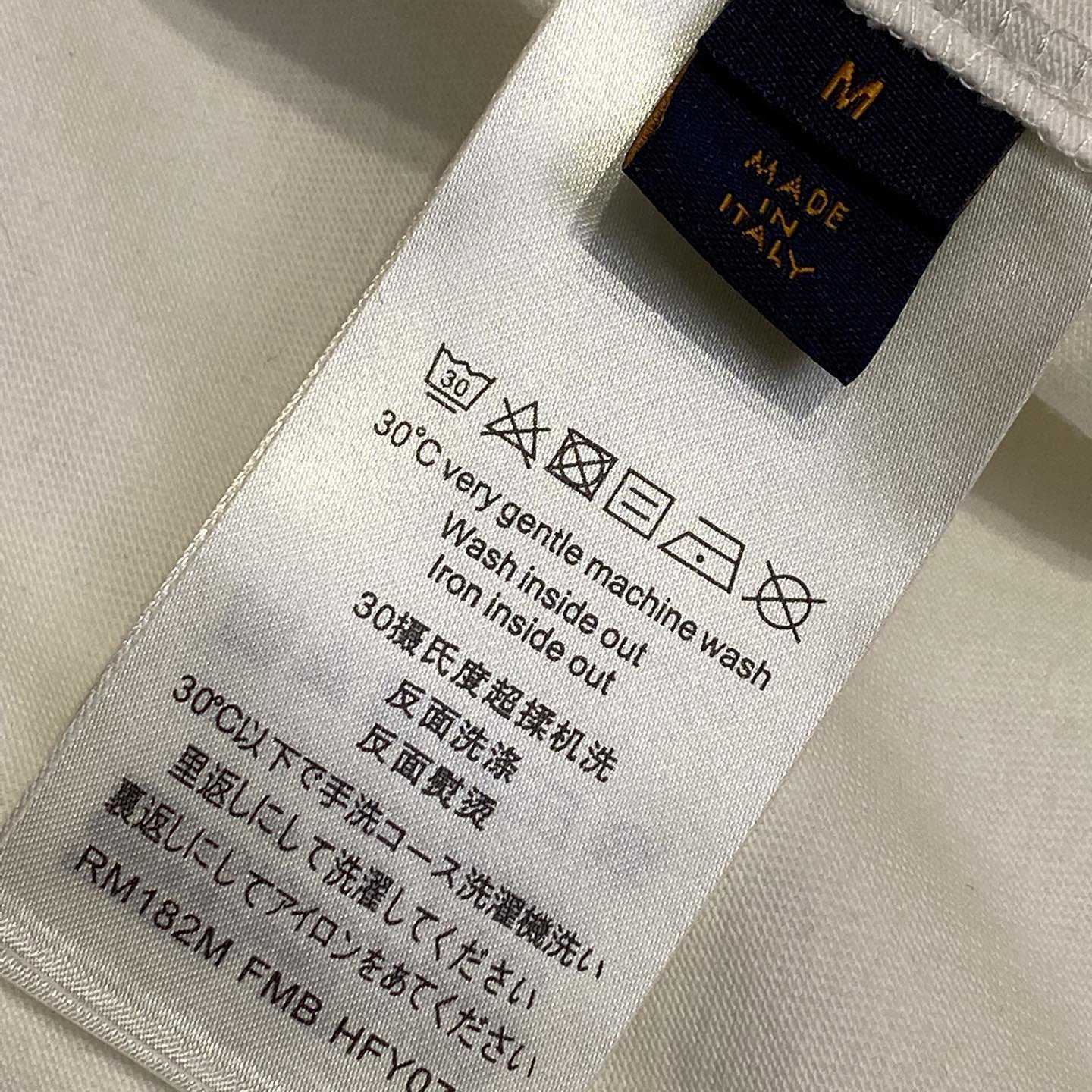 Louis Vuitton Short-Sleeved Cotton Crewneck   - DopestKickz