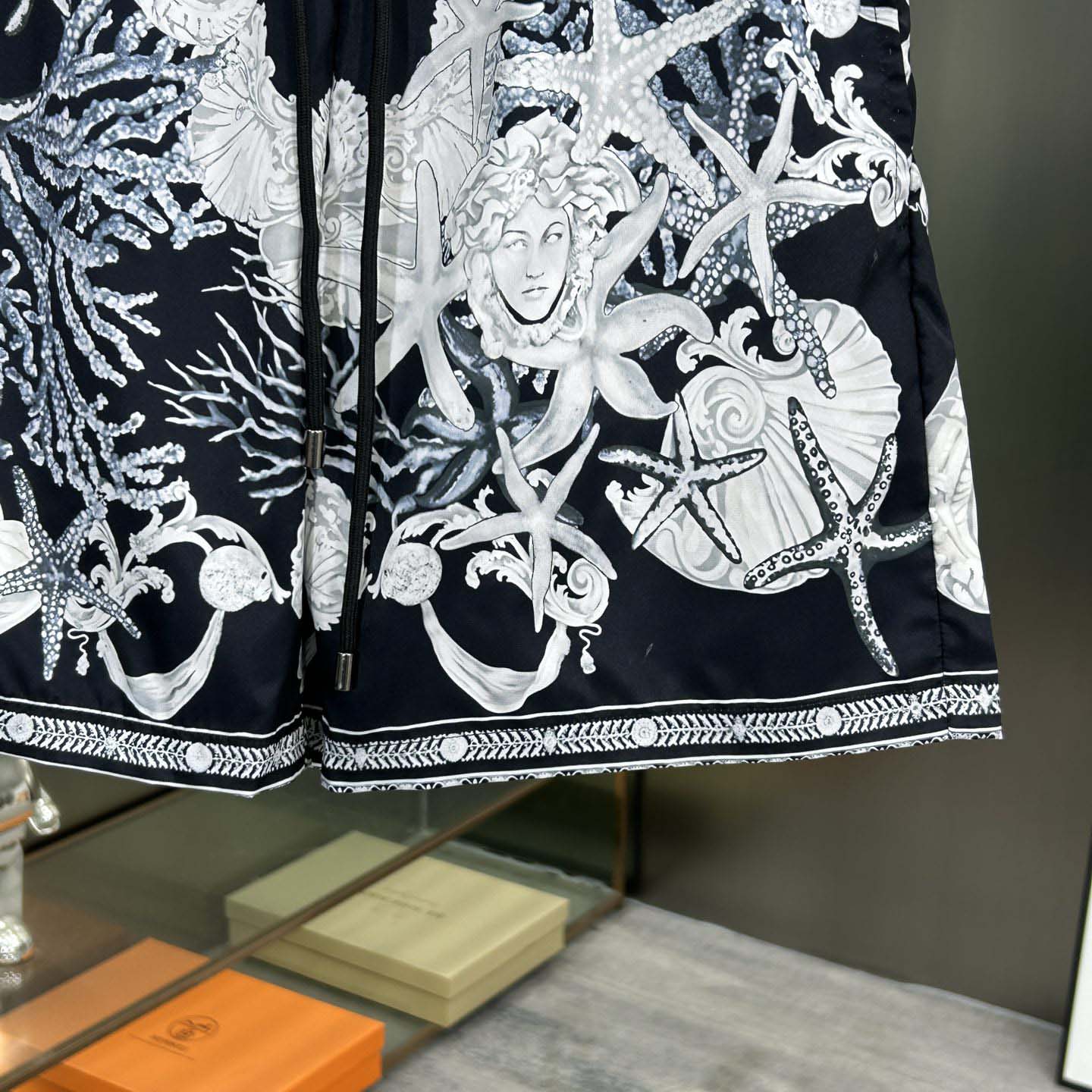 Versace Silk Shorts - DopestKickz