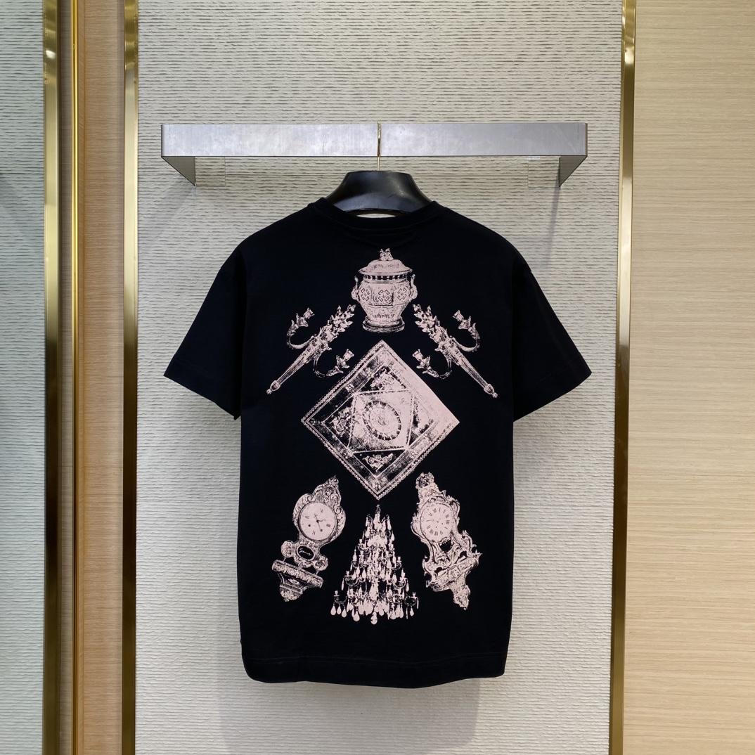 Givenchy T-shirt In Cotton With Hubert Objects Print - DopestKickz