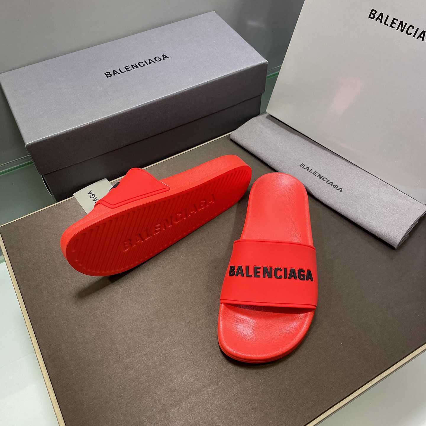 Balenciaga Pool Slide - DopestKickz