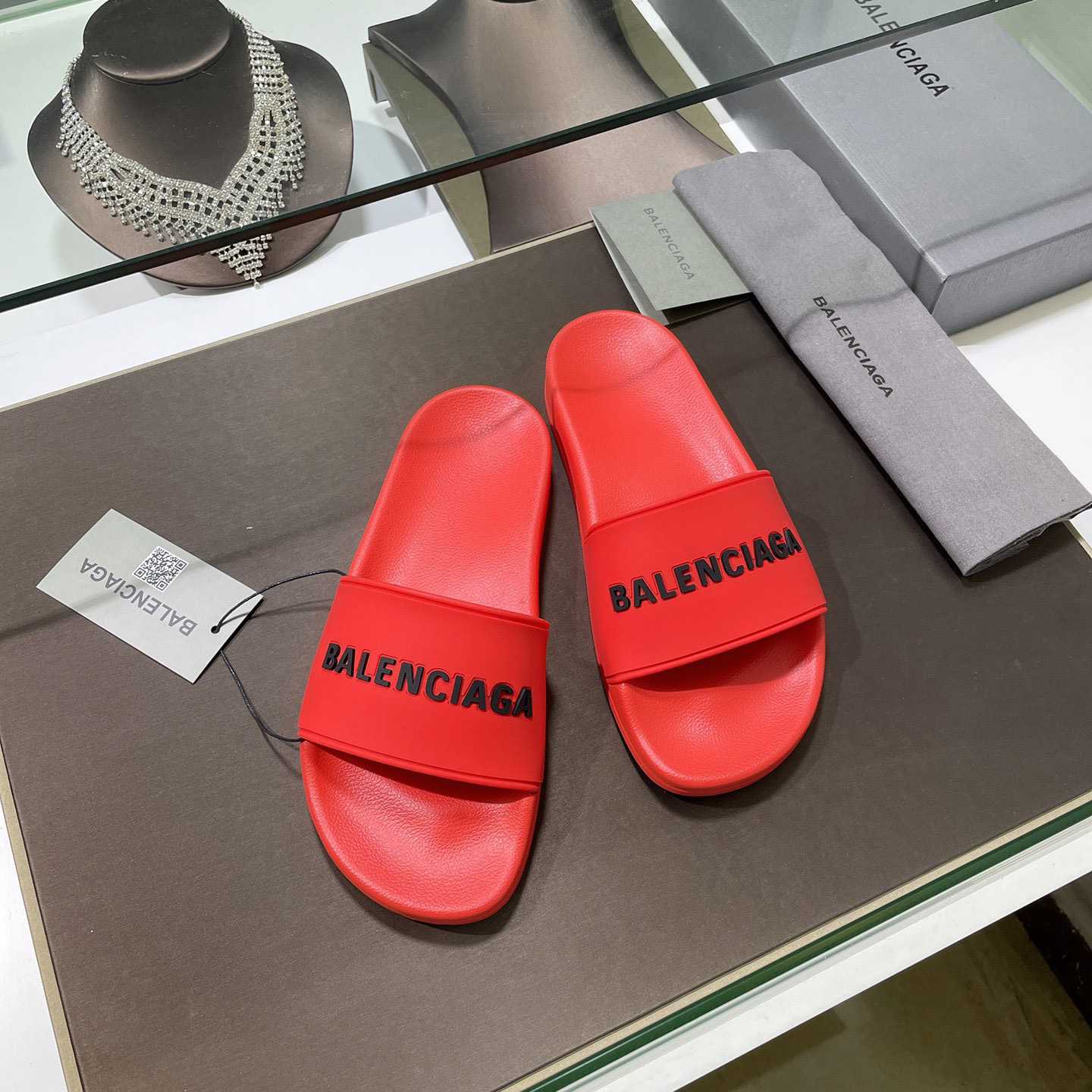 Balenciaga Pool Slide - DopestKickz