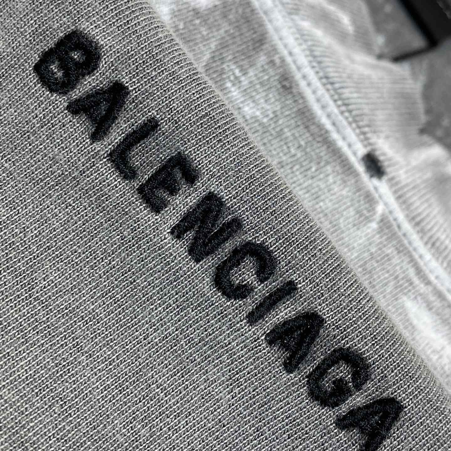 Balenciaga Back T-Shirt Medium Fit In Grey - DopestKickz