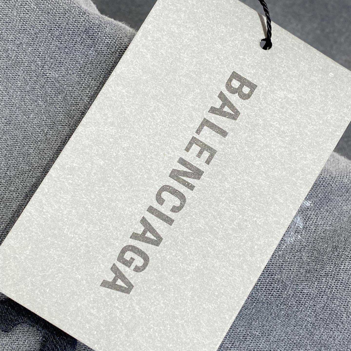 Balenciaga Back T-Shirt Medium Fit In Grey - DopestKickz